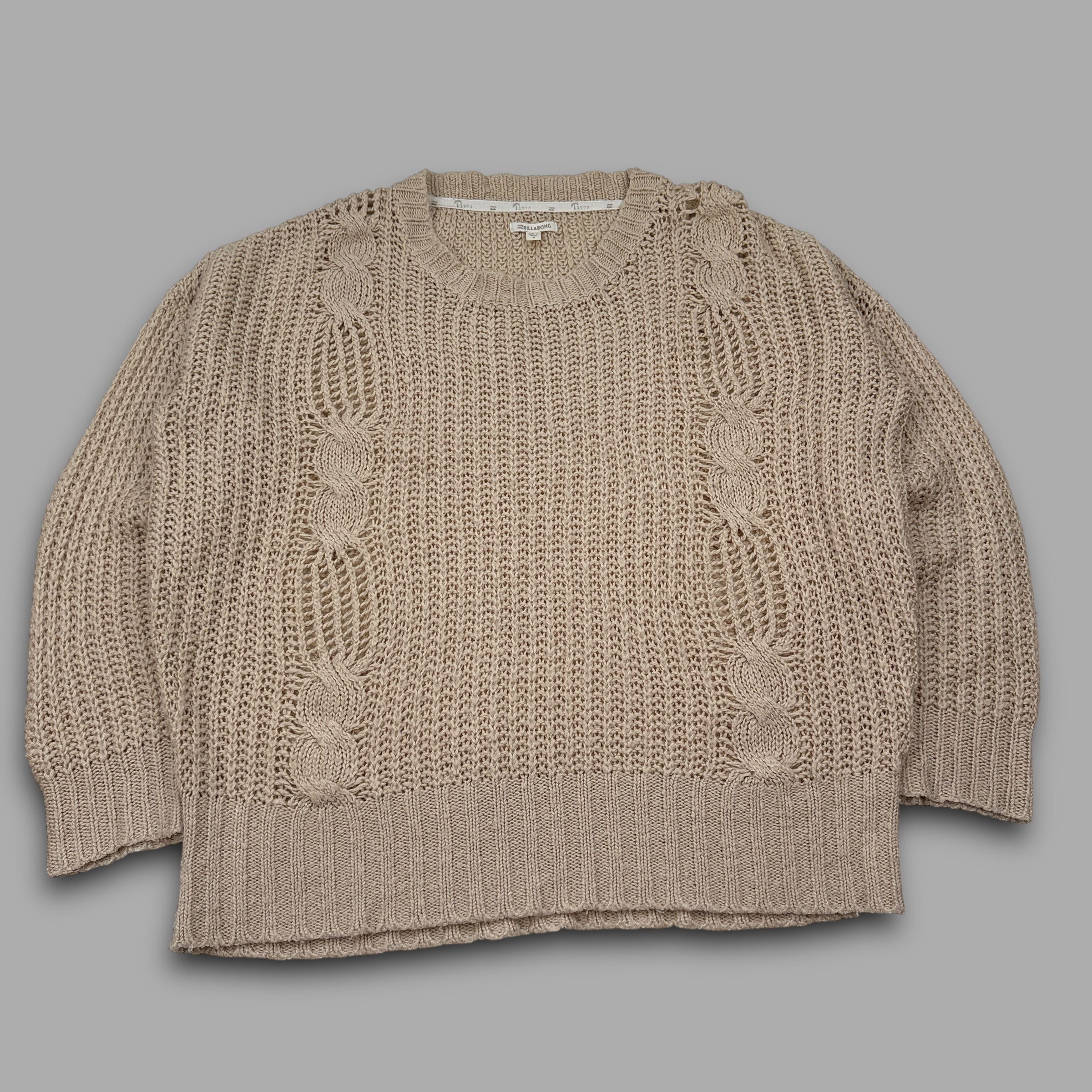 Billabong 2000's pullover knit sweatshirt (M)