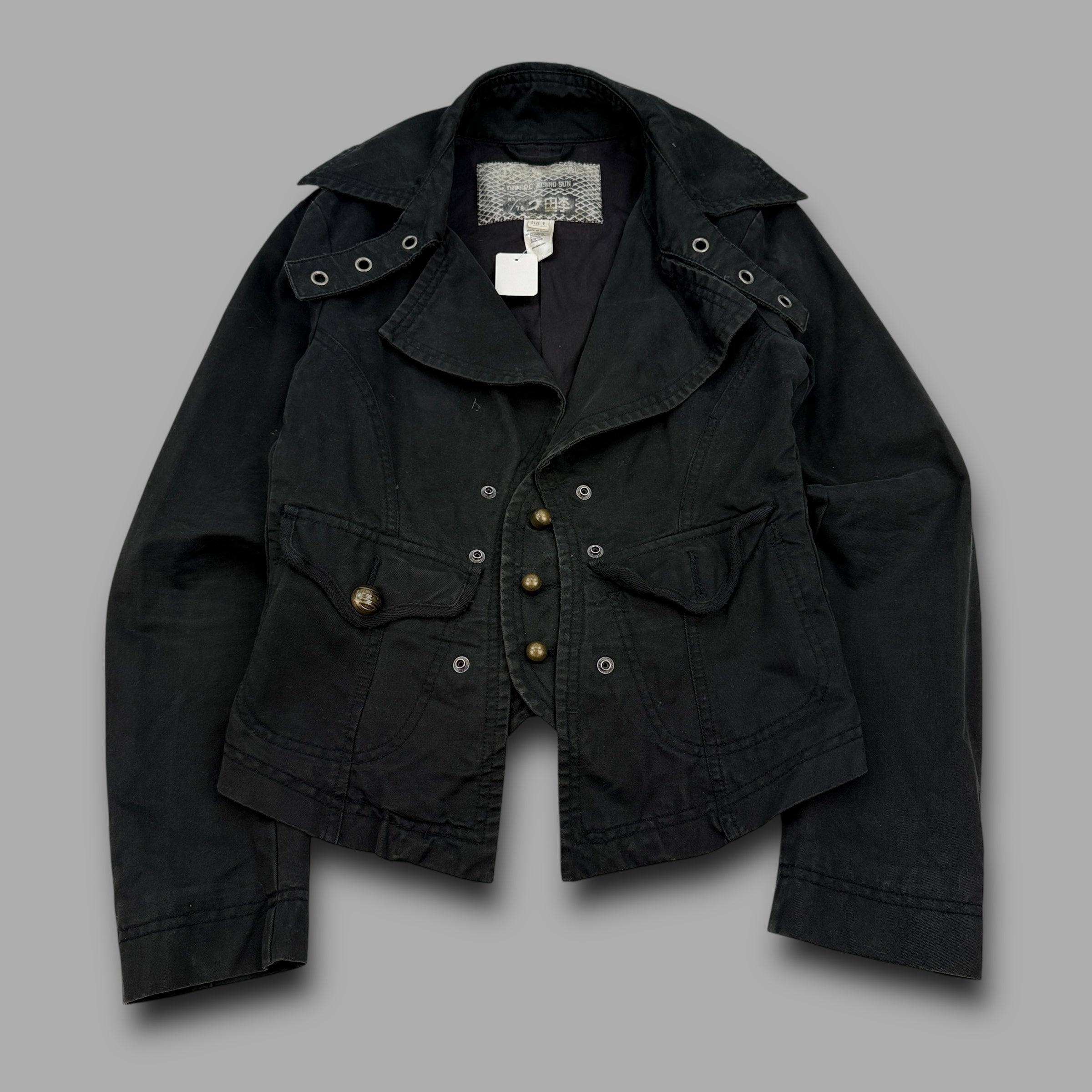 Diesel 2000's technical button closure blazer jacket (L) wms