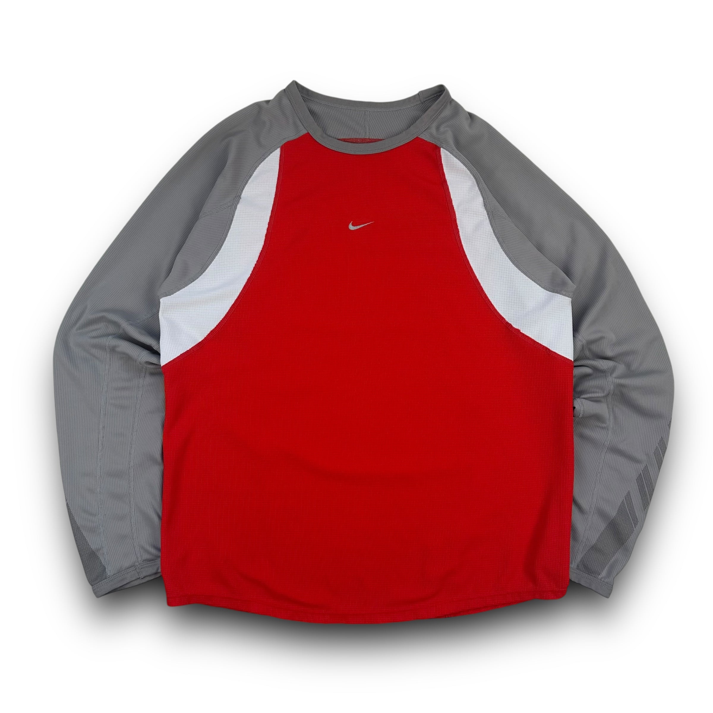 Nike dri-fit 2000's technical long sleeve with centre swoosh (L)