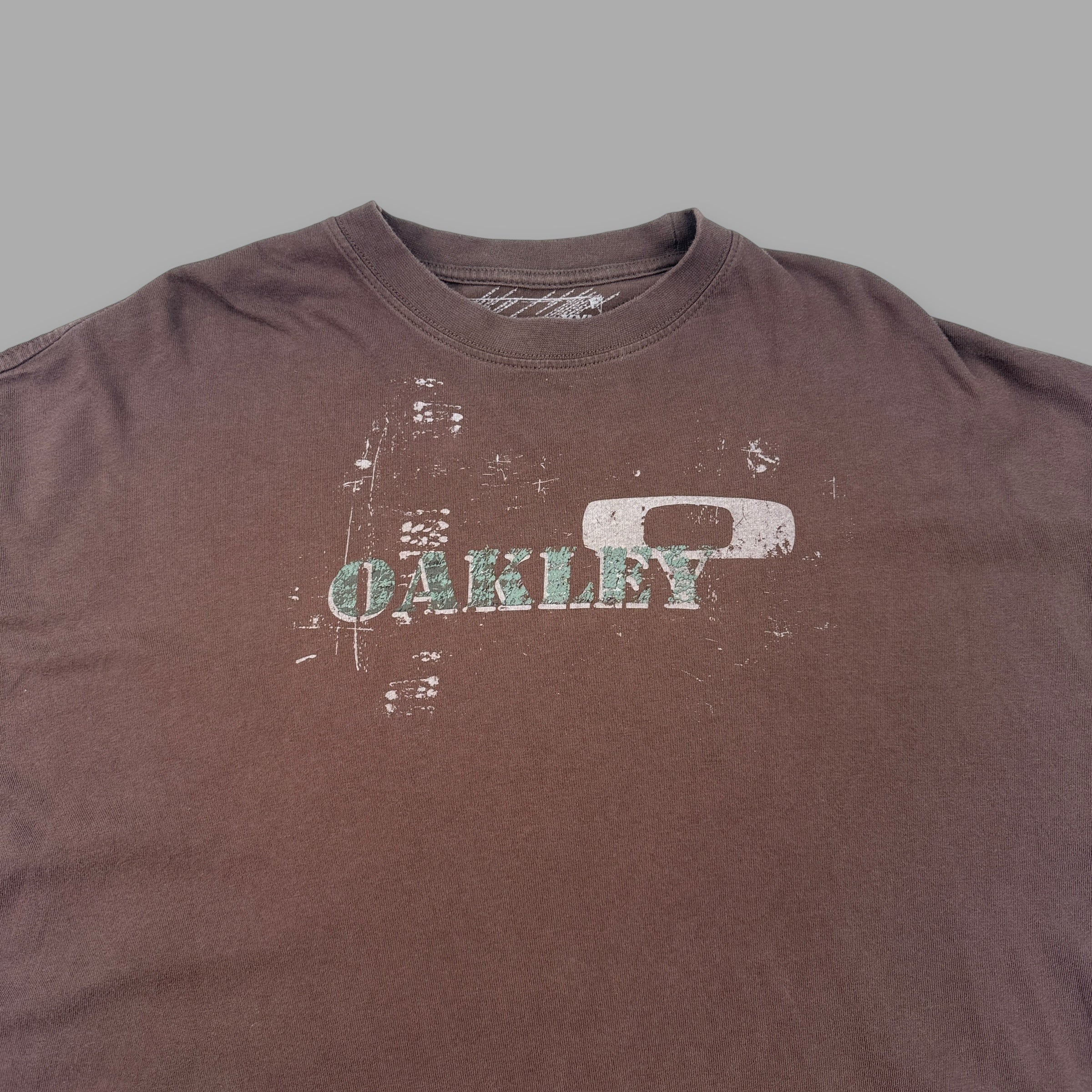 Oakley 2000's graphic spellout tee (XXL)
