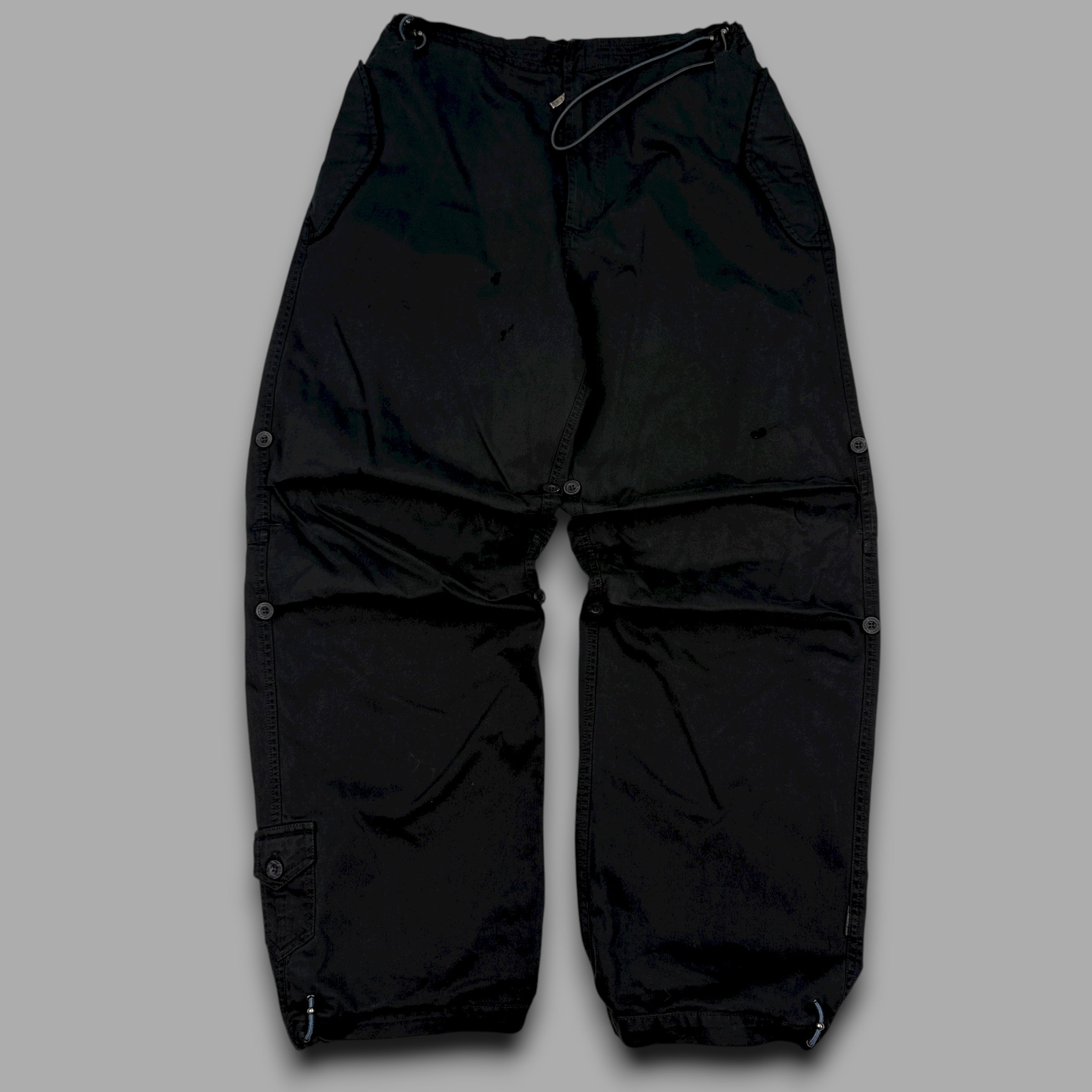 Maharishi 2000's baggy wide leg flight bottoms (S)