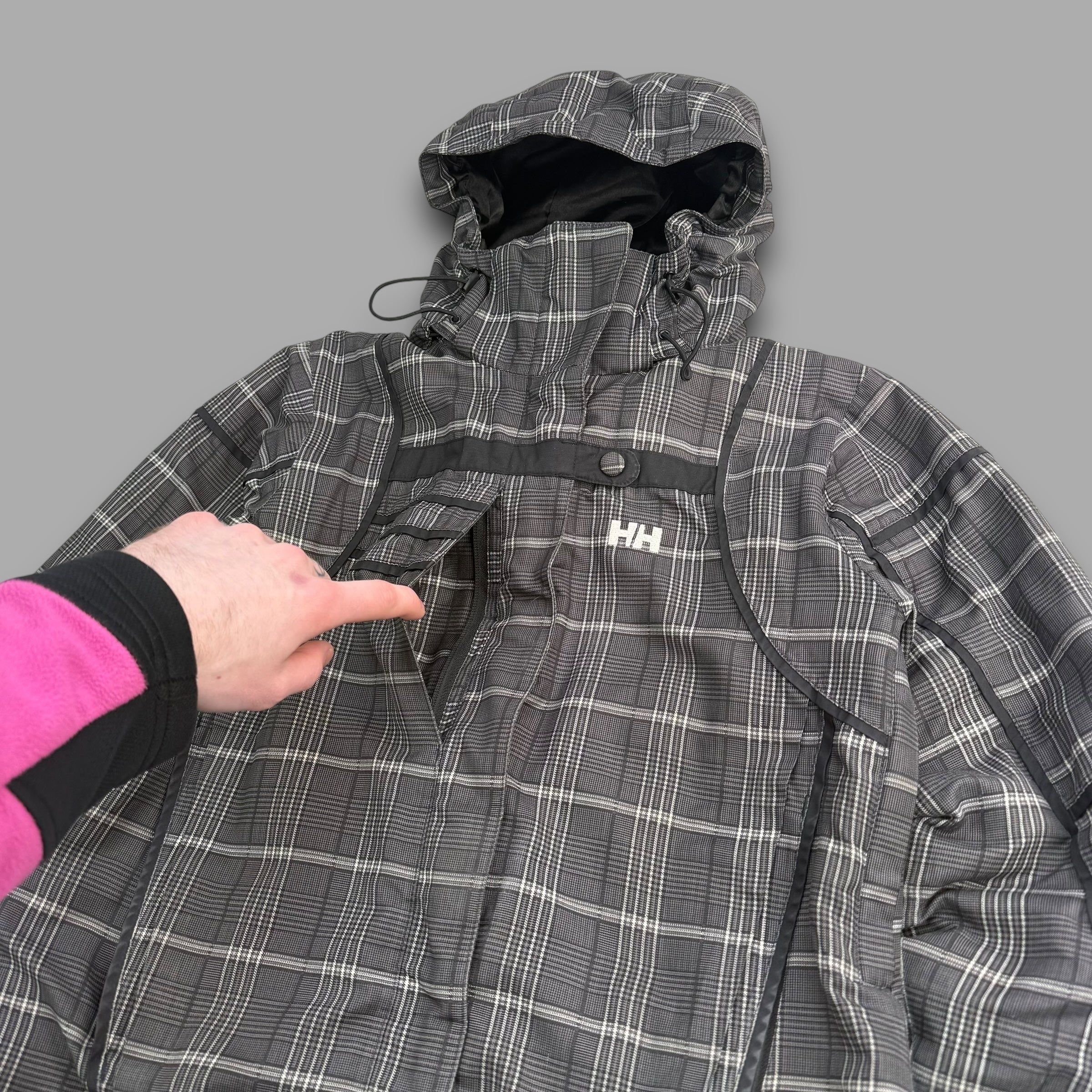 Helly Hanson 2000's technical plaid ski jacket (S) wms