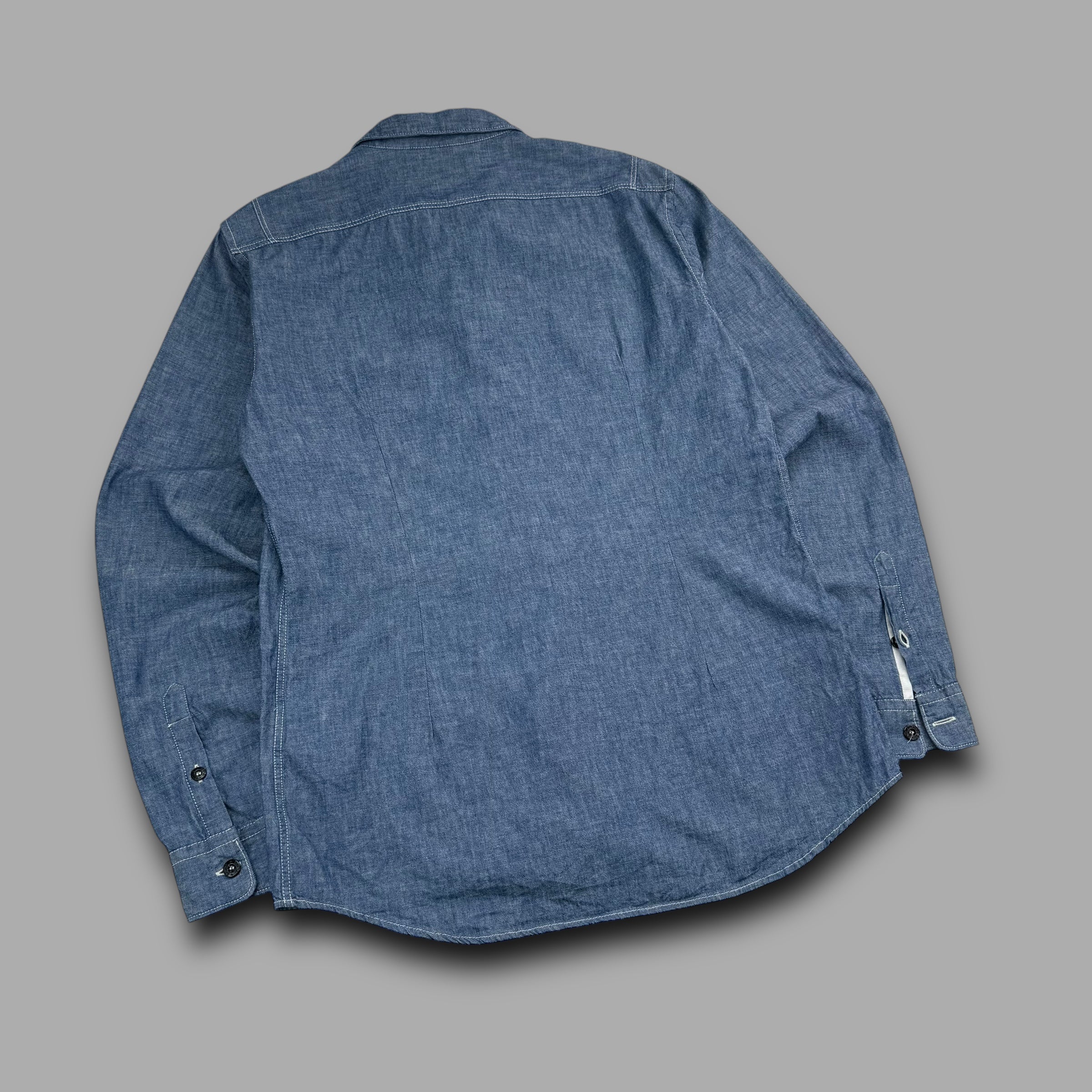 Stone island denim overshirt (L)