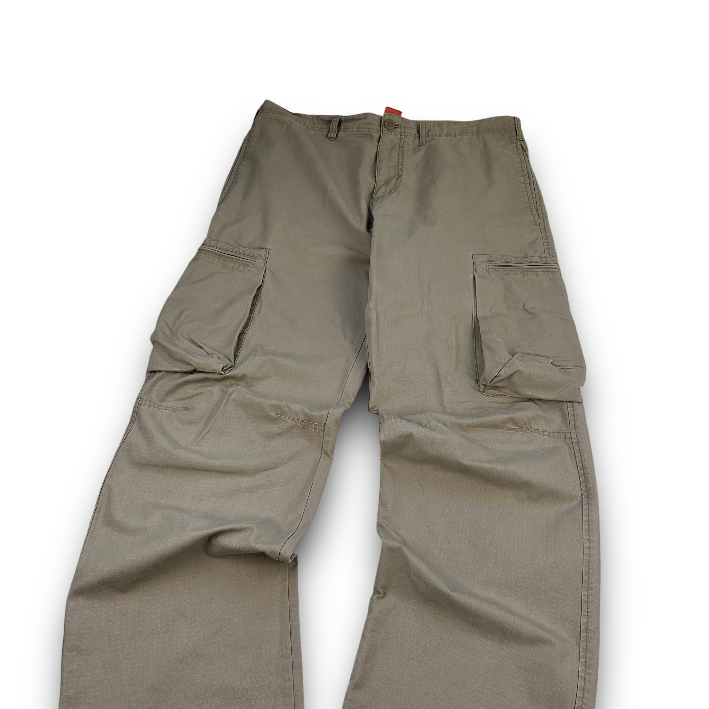 Nike 2000's baggy athletic dept. cargo bottoms (M)