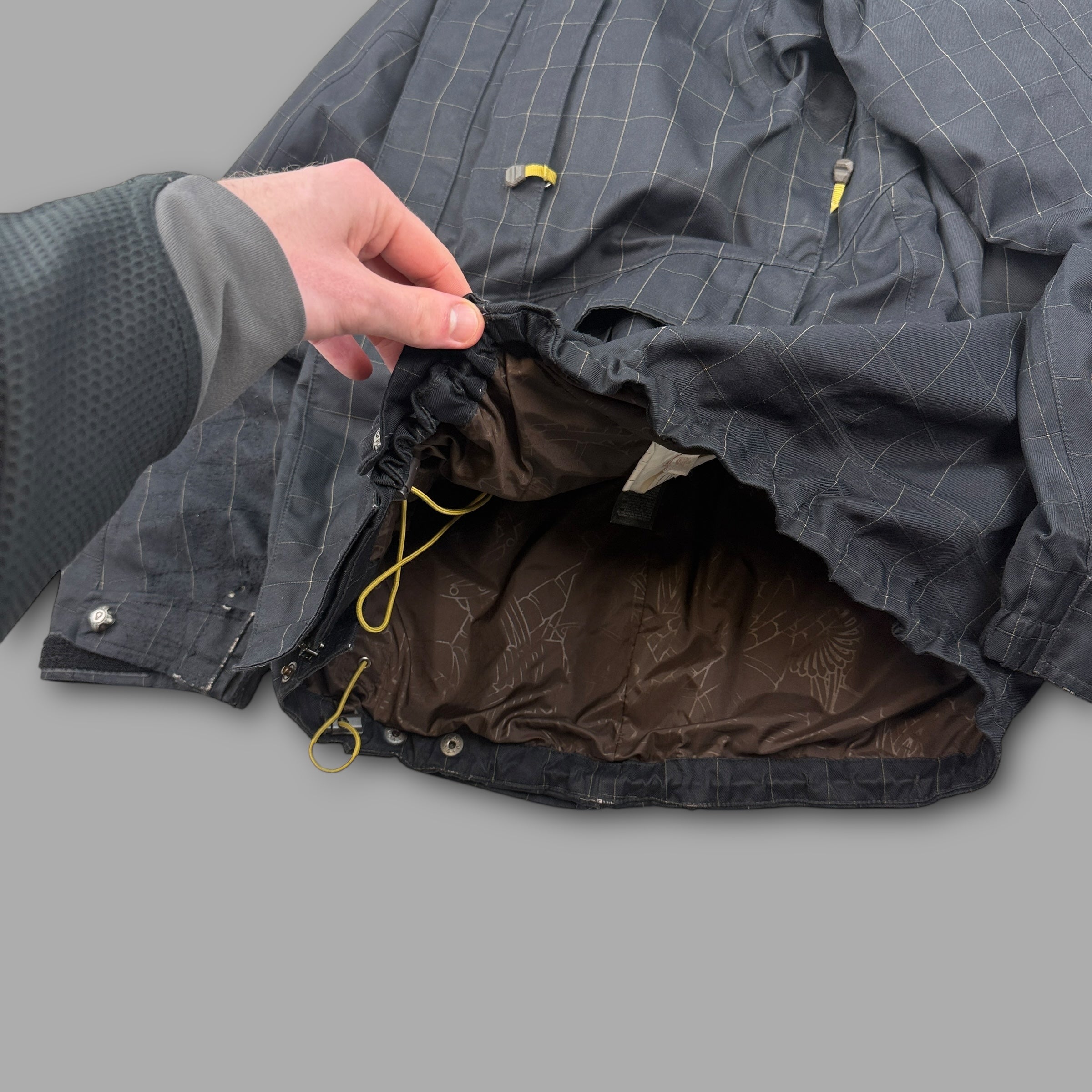 The north face 2008 cryptic series technical plaid softshell ski jacket (S)