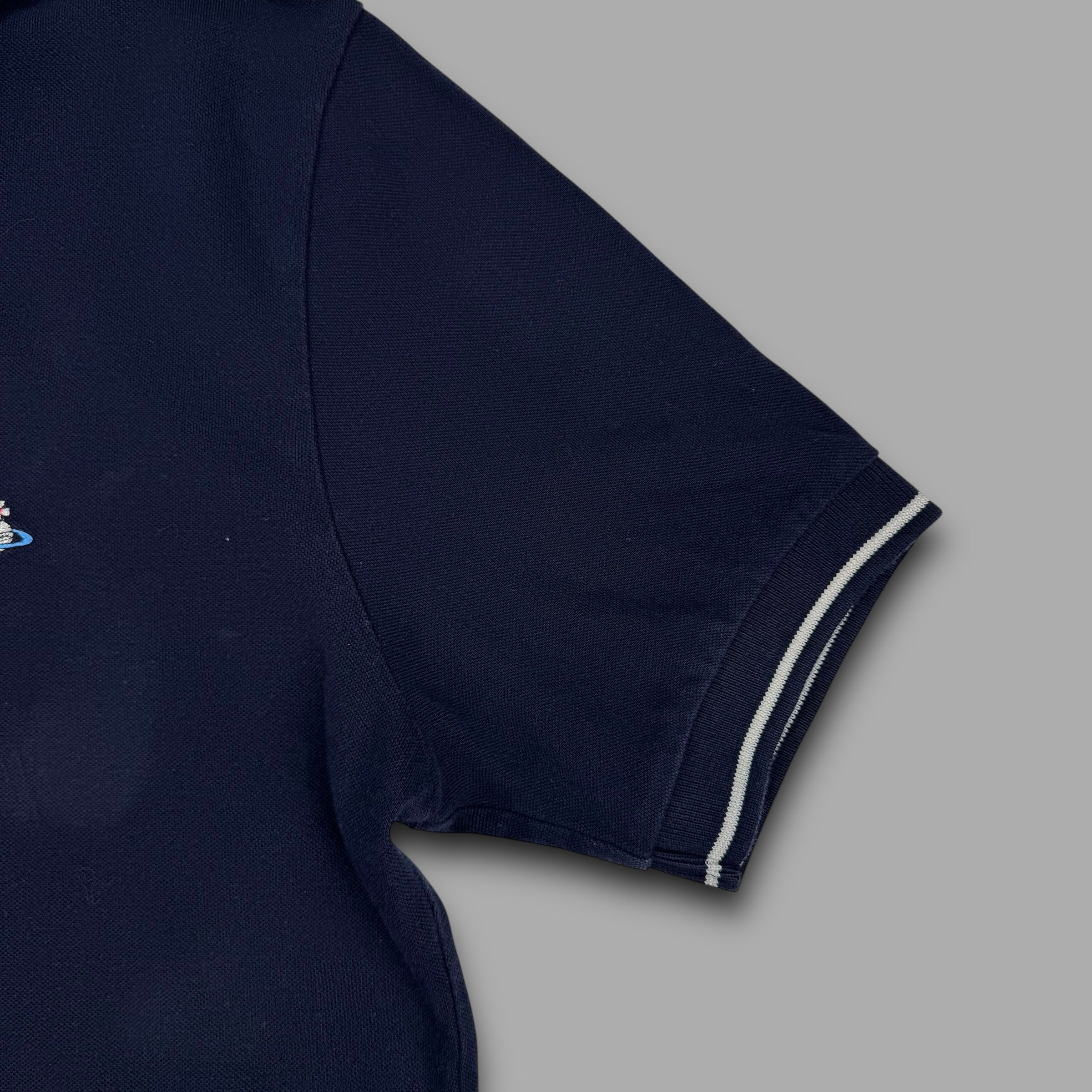 Vivienne Westwood 2000's embroidered polo shirt (L)