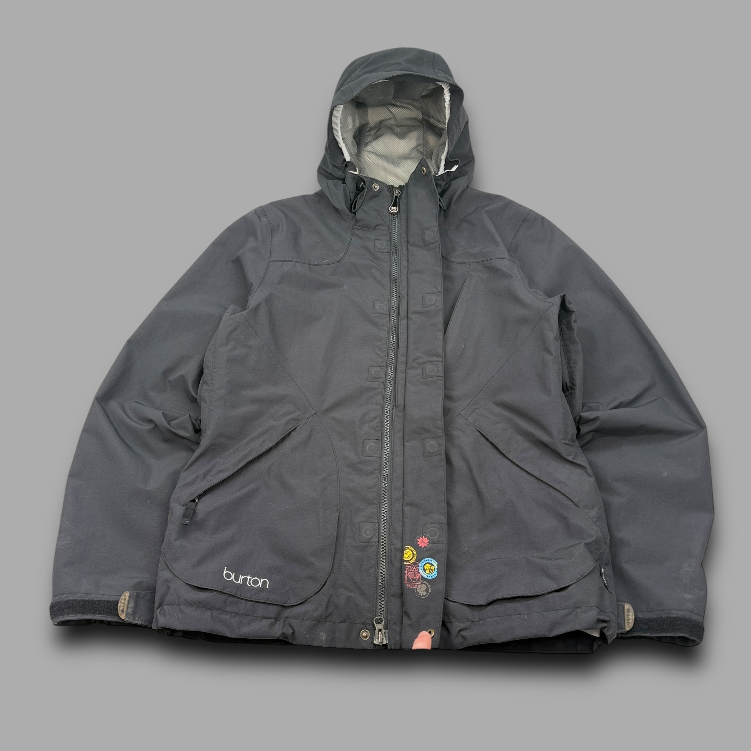 Burton gore-tex 2000's technical softshell panelled ski jacket (S)