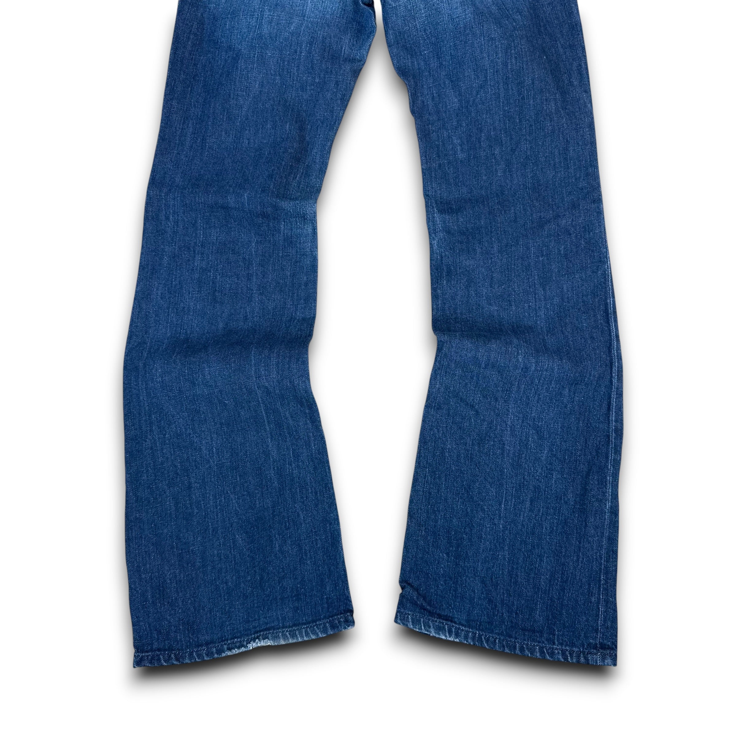 Diesel ronhar 2000's dark denim low waisted bootcut jeans (S)