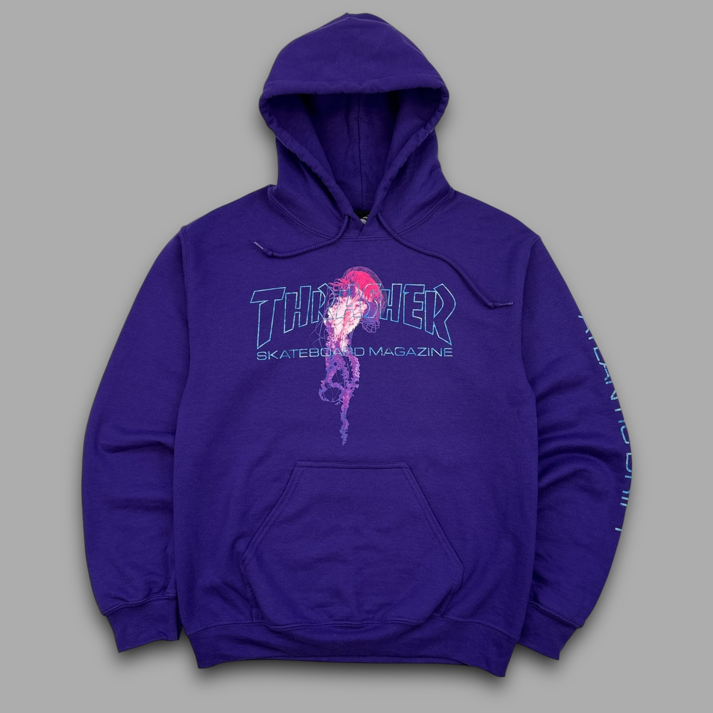 Thrasher graphic jellyfish spellout hoodie (S)