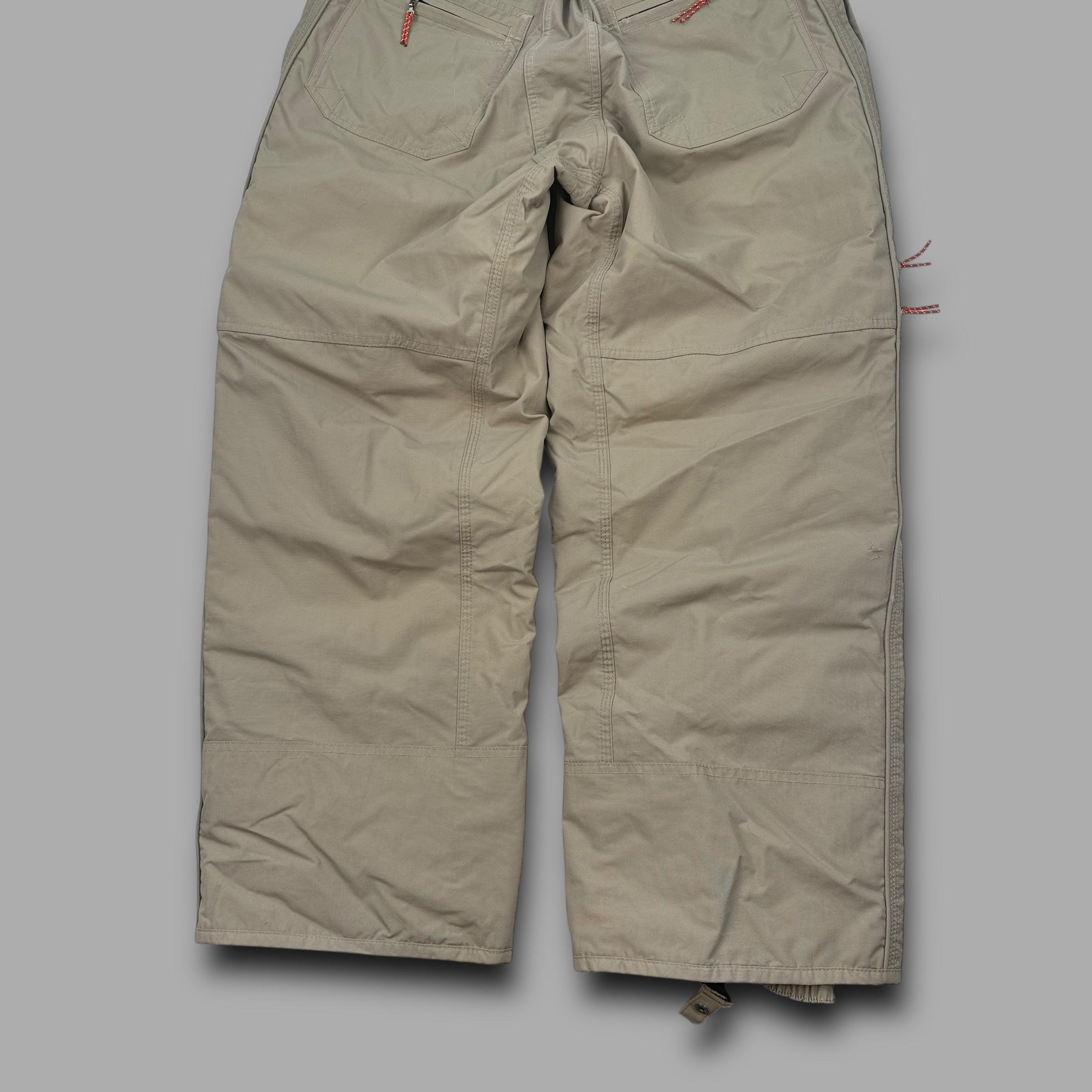 Oakley software 2000's technical baggy wide leg contrast stitch ski sallopettes (S)