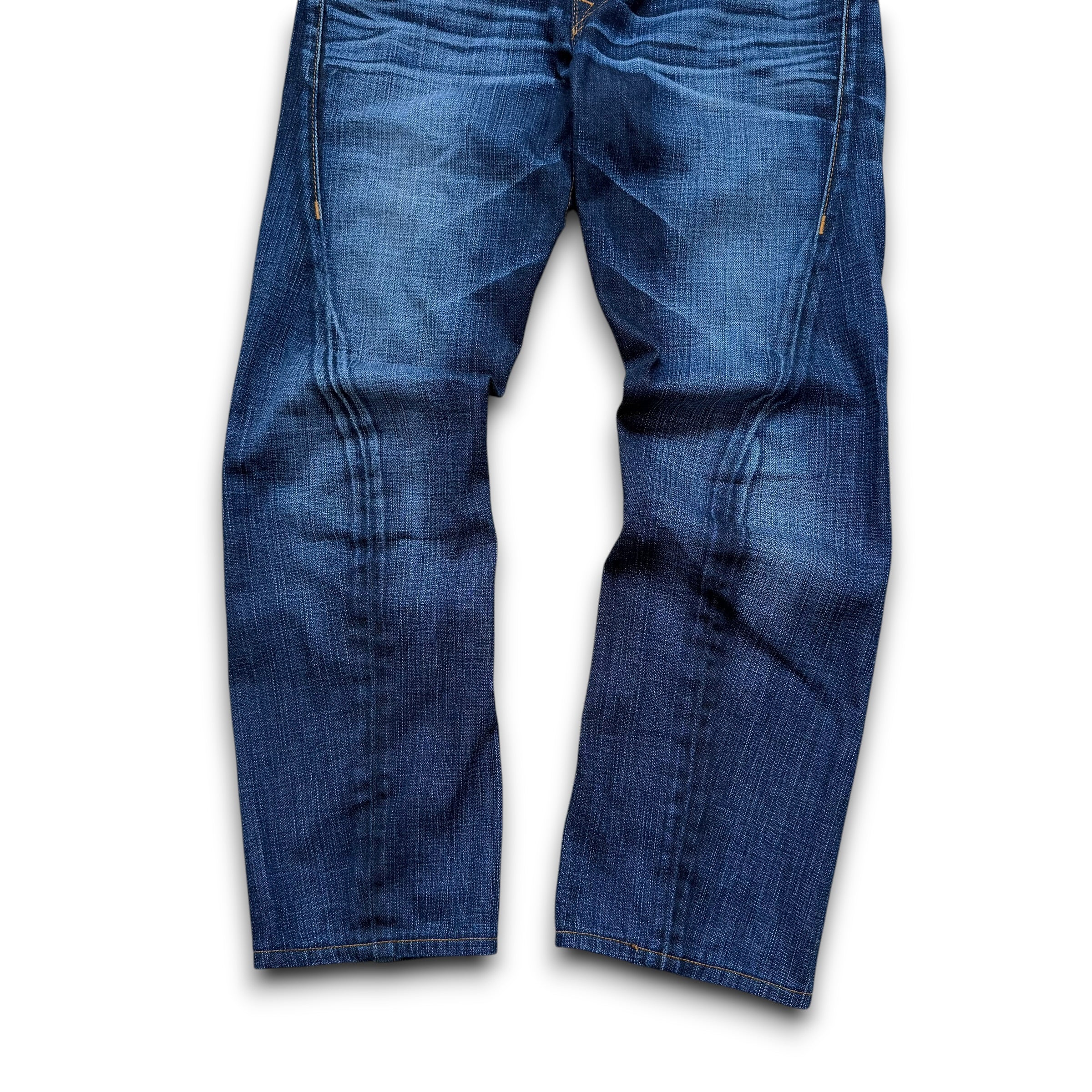 True religion 2000's twisted denim straight leg jeans (S)