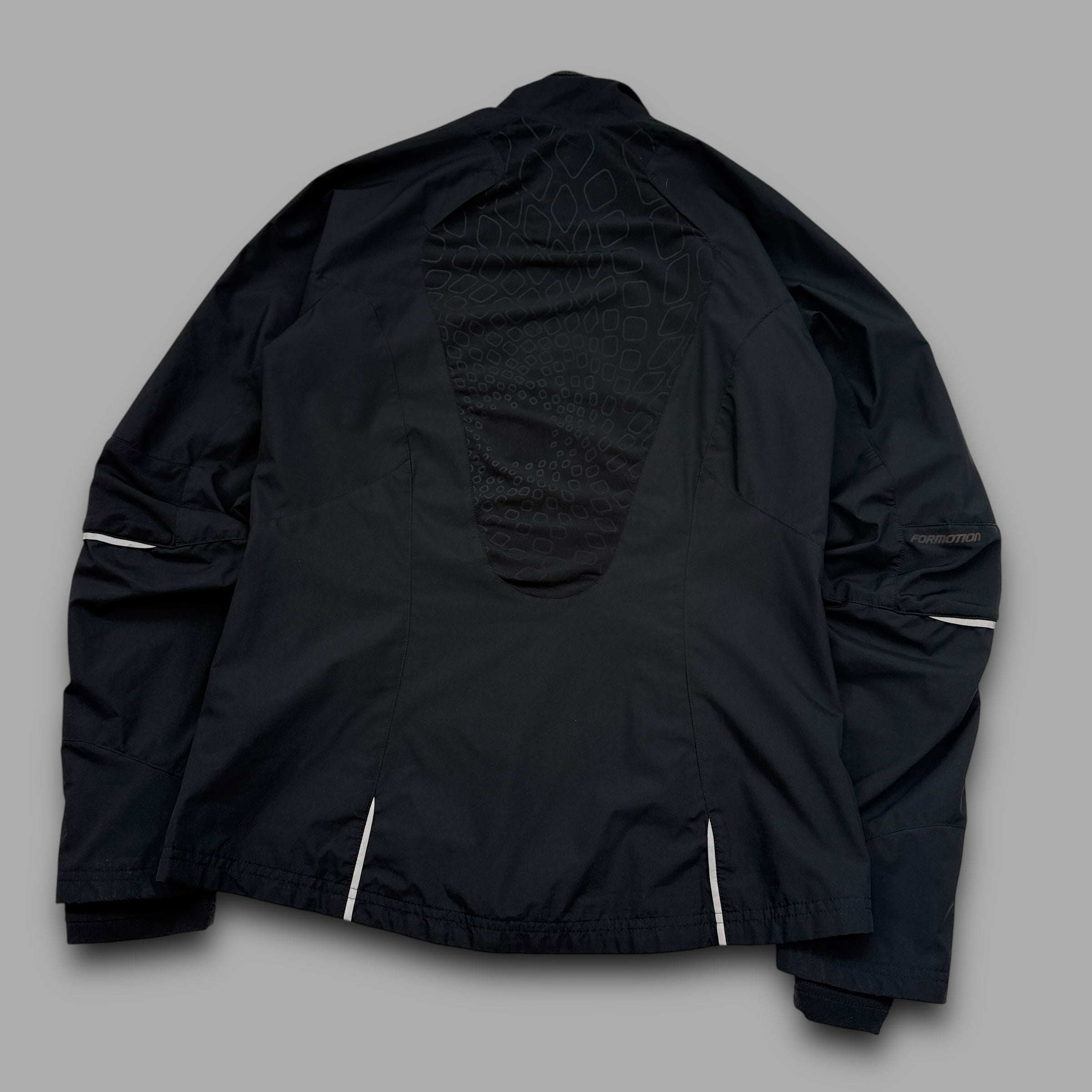 Adidas 2009 technical articulated nylon running track jacket (S)