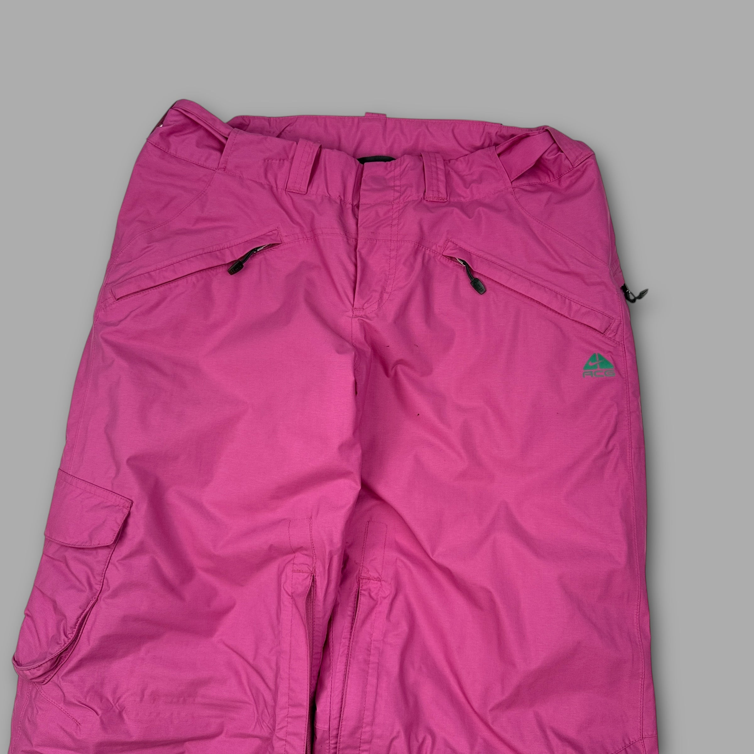 Nike ACG 2000's technical vented baggy ski sallopettes (M) wms