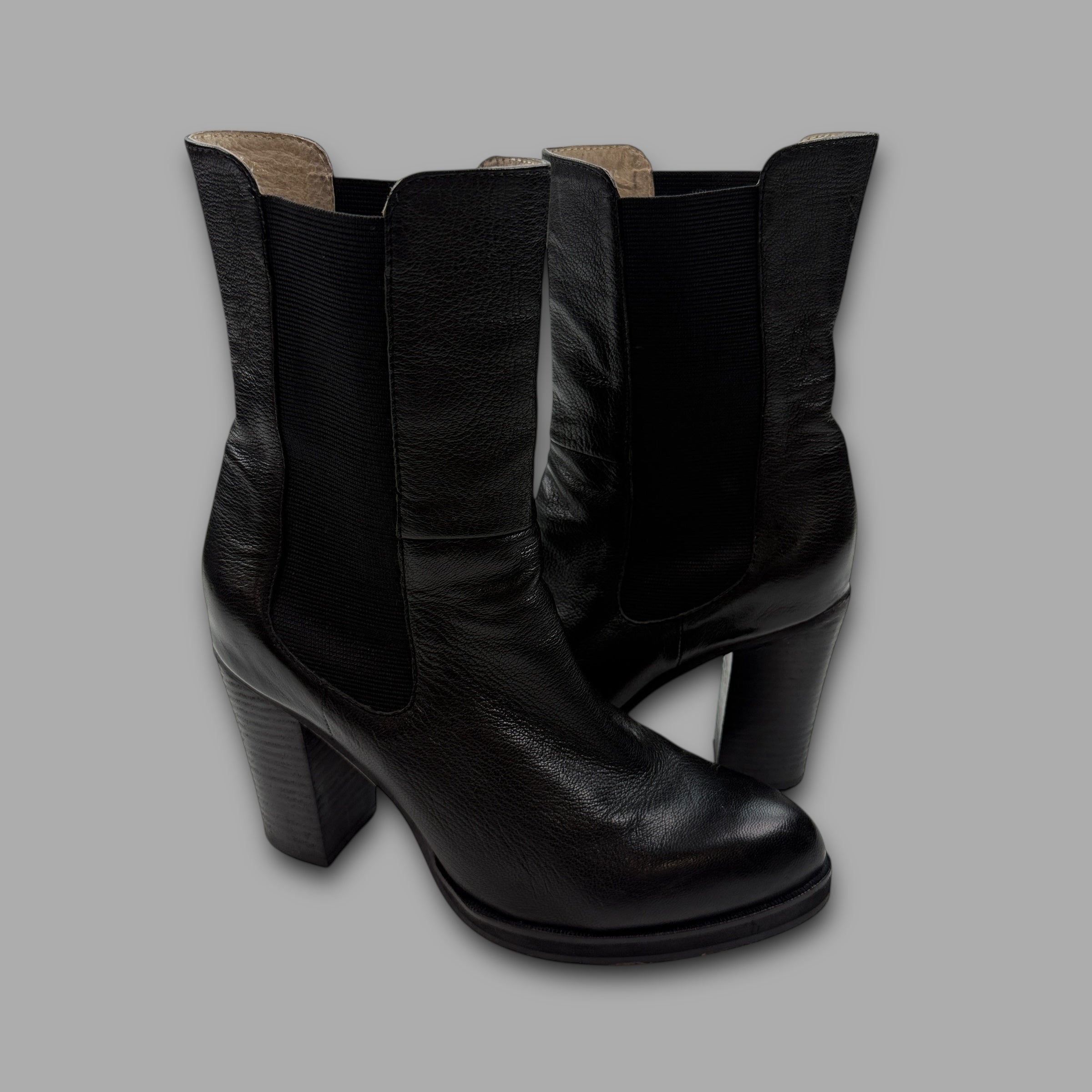 Roberto festa style block heel ankle boots (UK8)