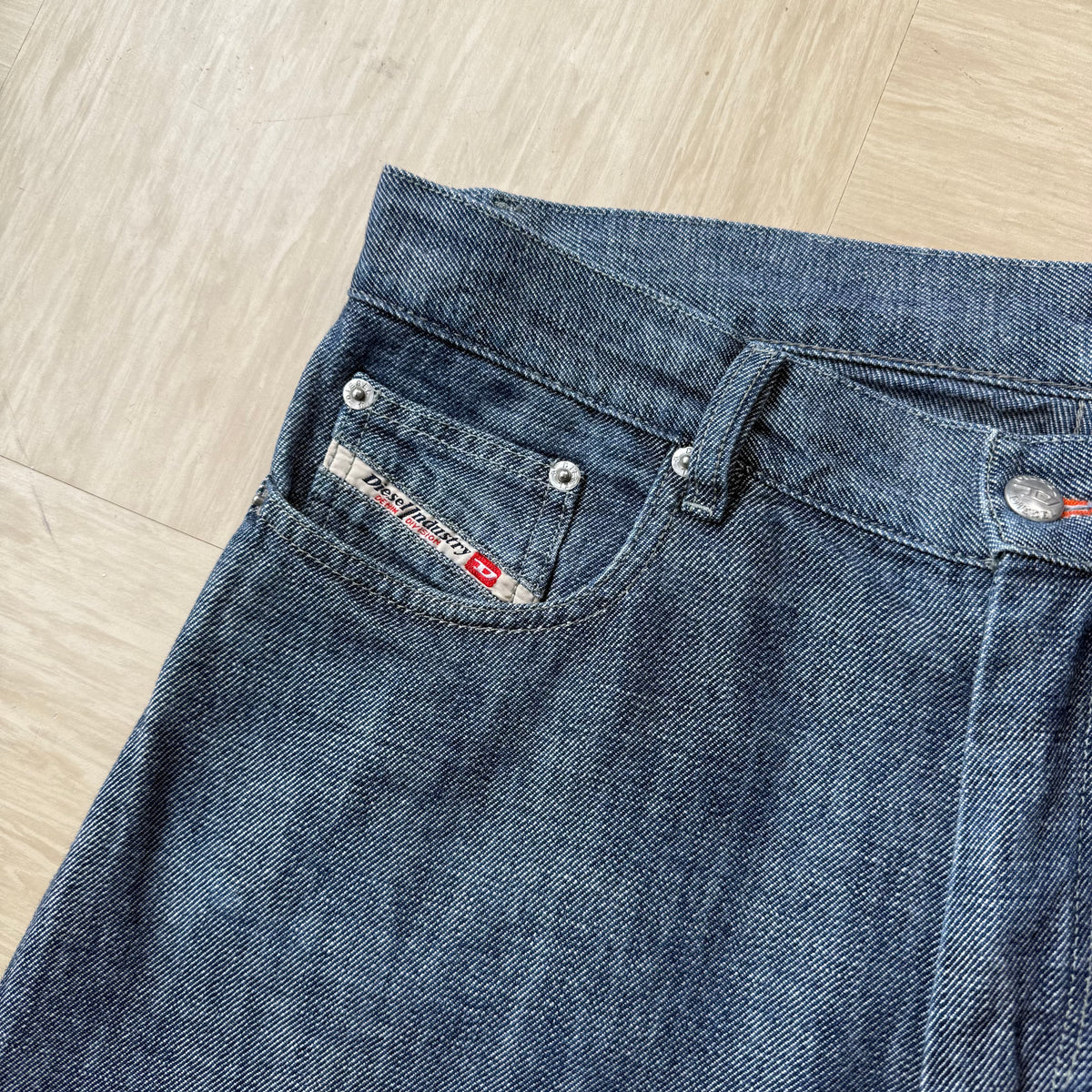 Diesel 1990's relaxed denim straight leg jeans (S)
