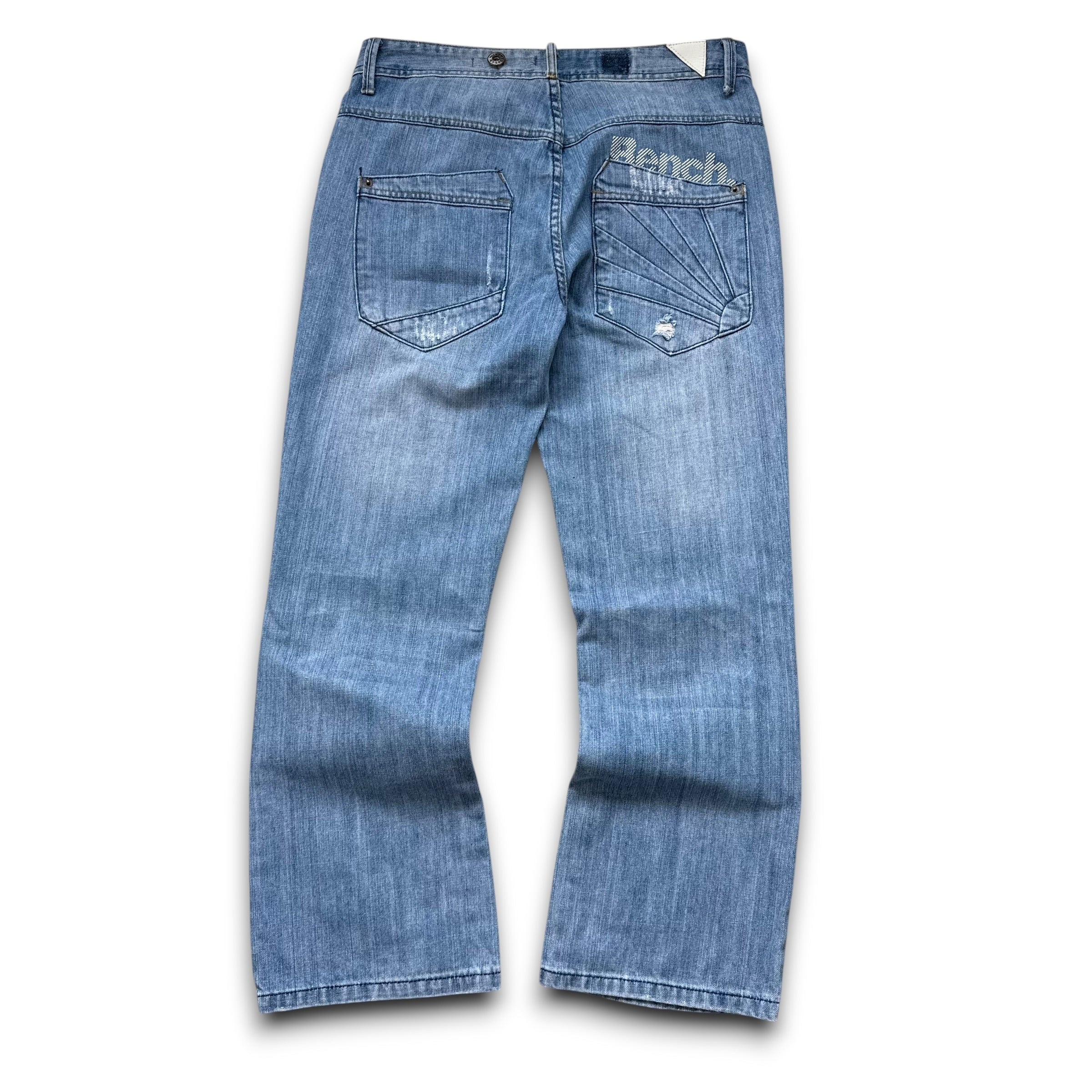 Bench 2000's button fly encore boyfriend fit denim jeans (S)