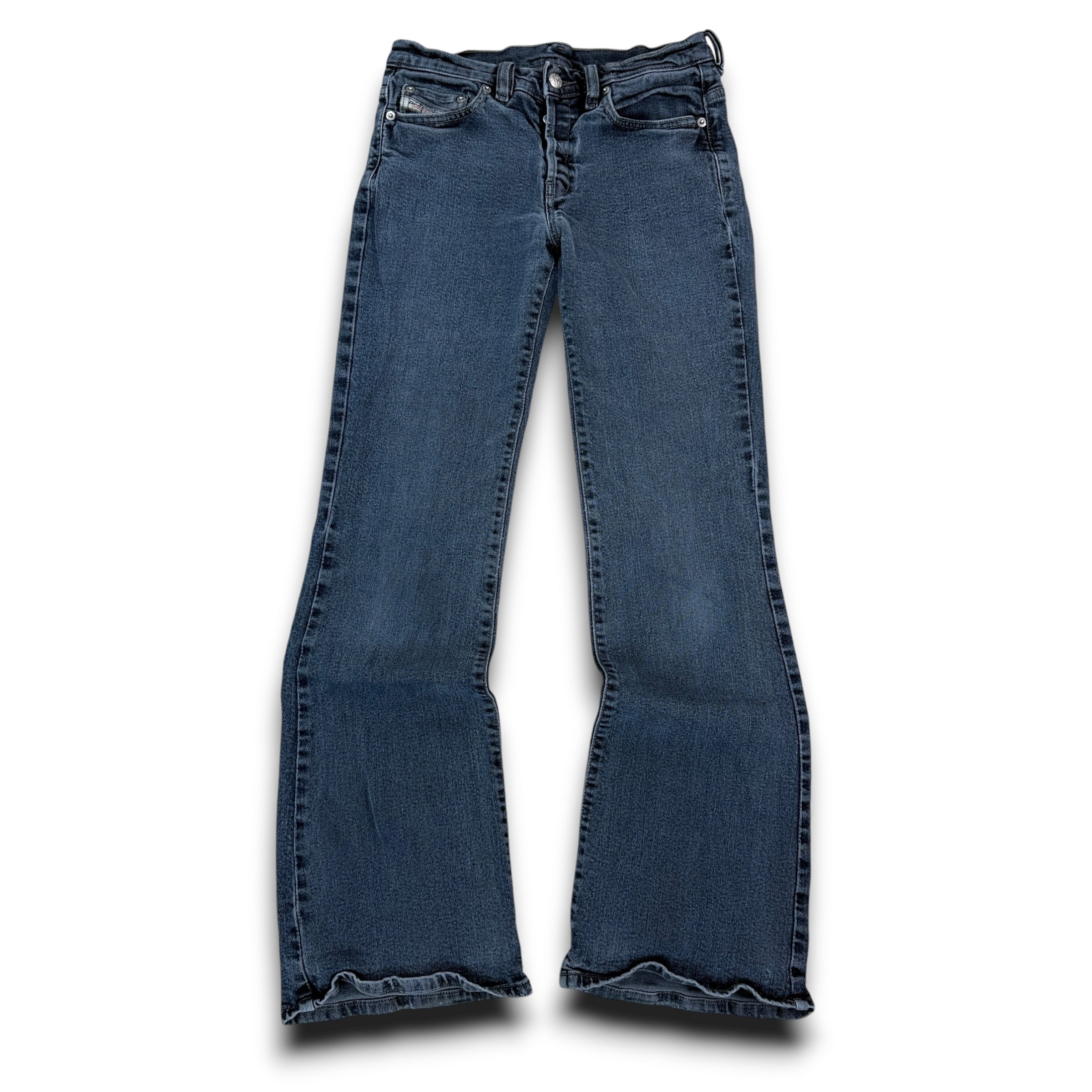 Diesel 2000's grey low waisted bootcut denim jeans (XS-S) wms