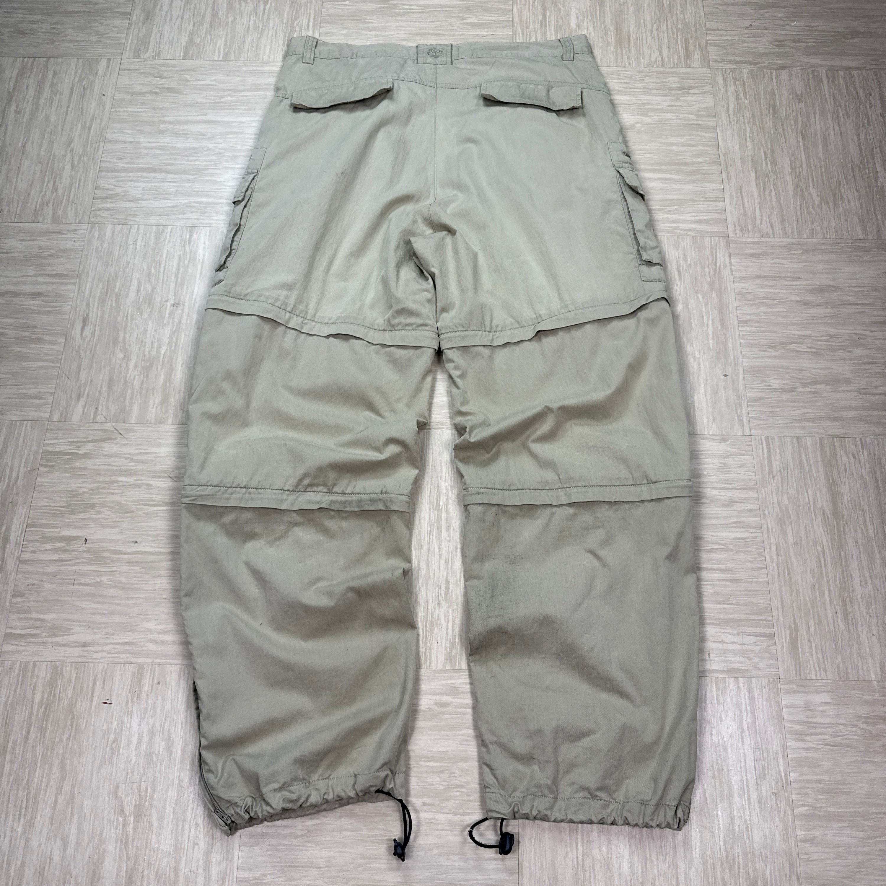 Timberland 2002 technical convertible 3in1 parachute cargo bottoms (L)