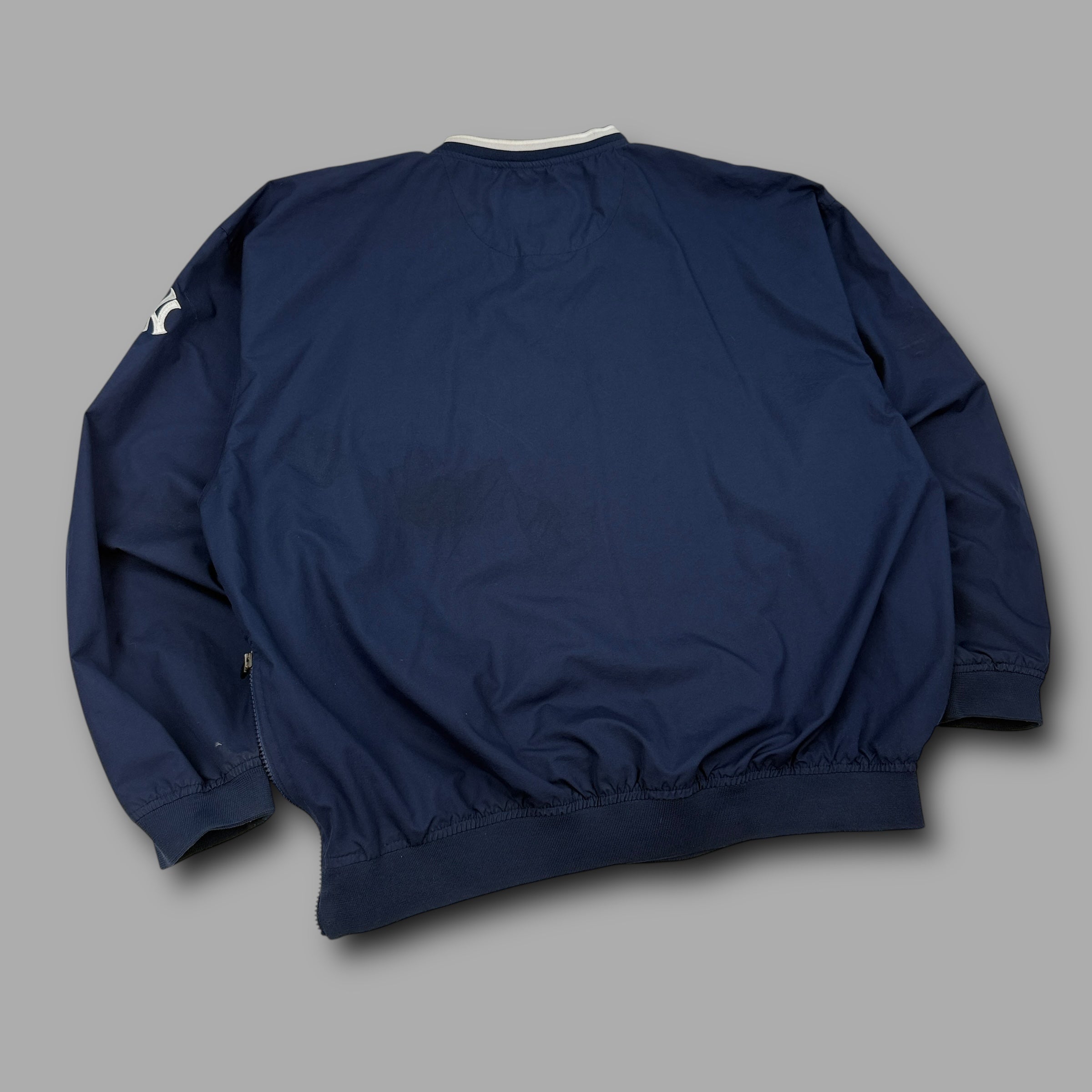 Nike new york yankees 2000's centre swoosh pullover track jacket (XL)
