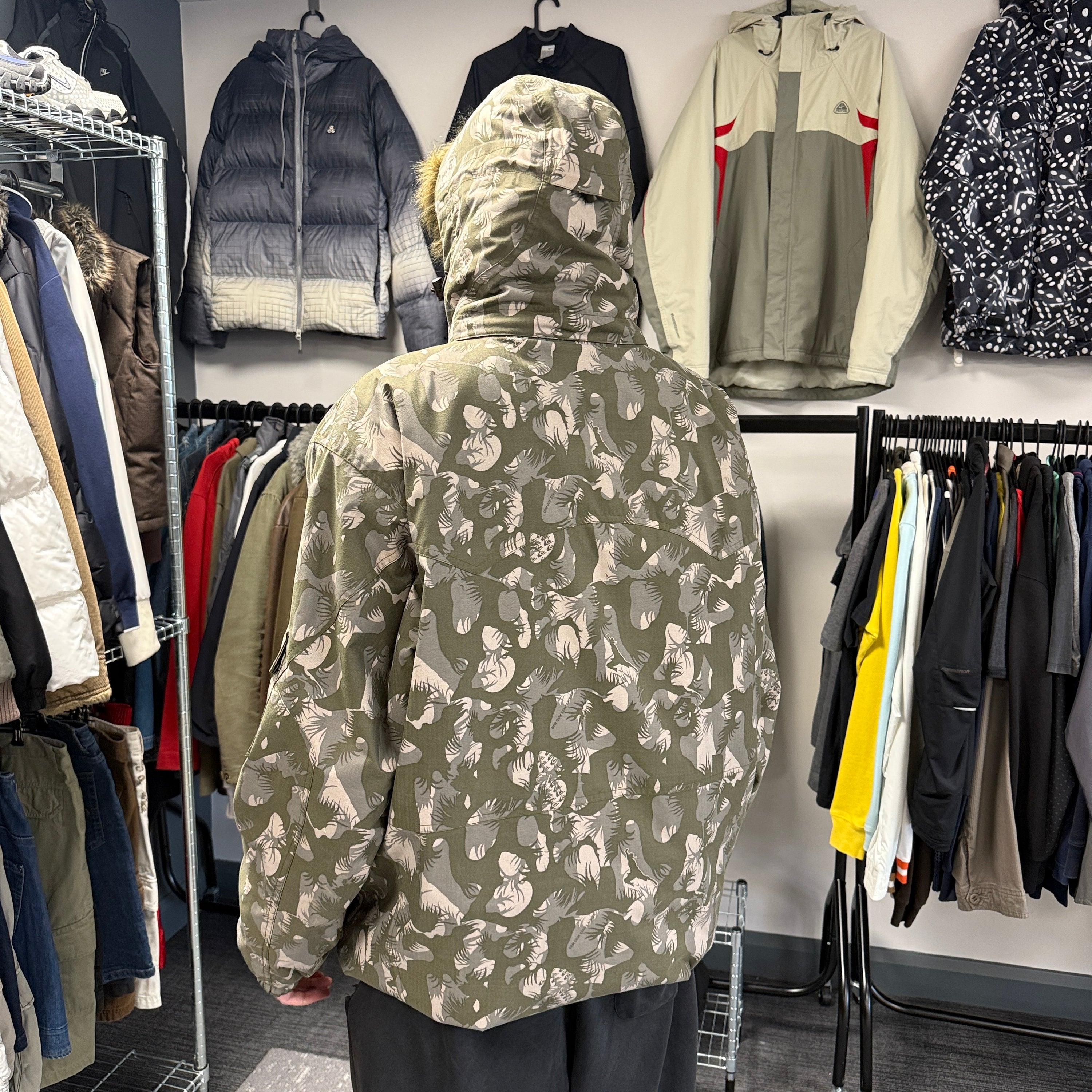 Quiksilver x Maharishi 2000's technical dpm camo ski jacket (XL)