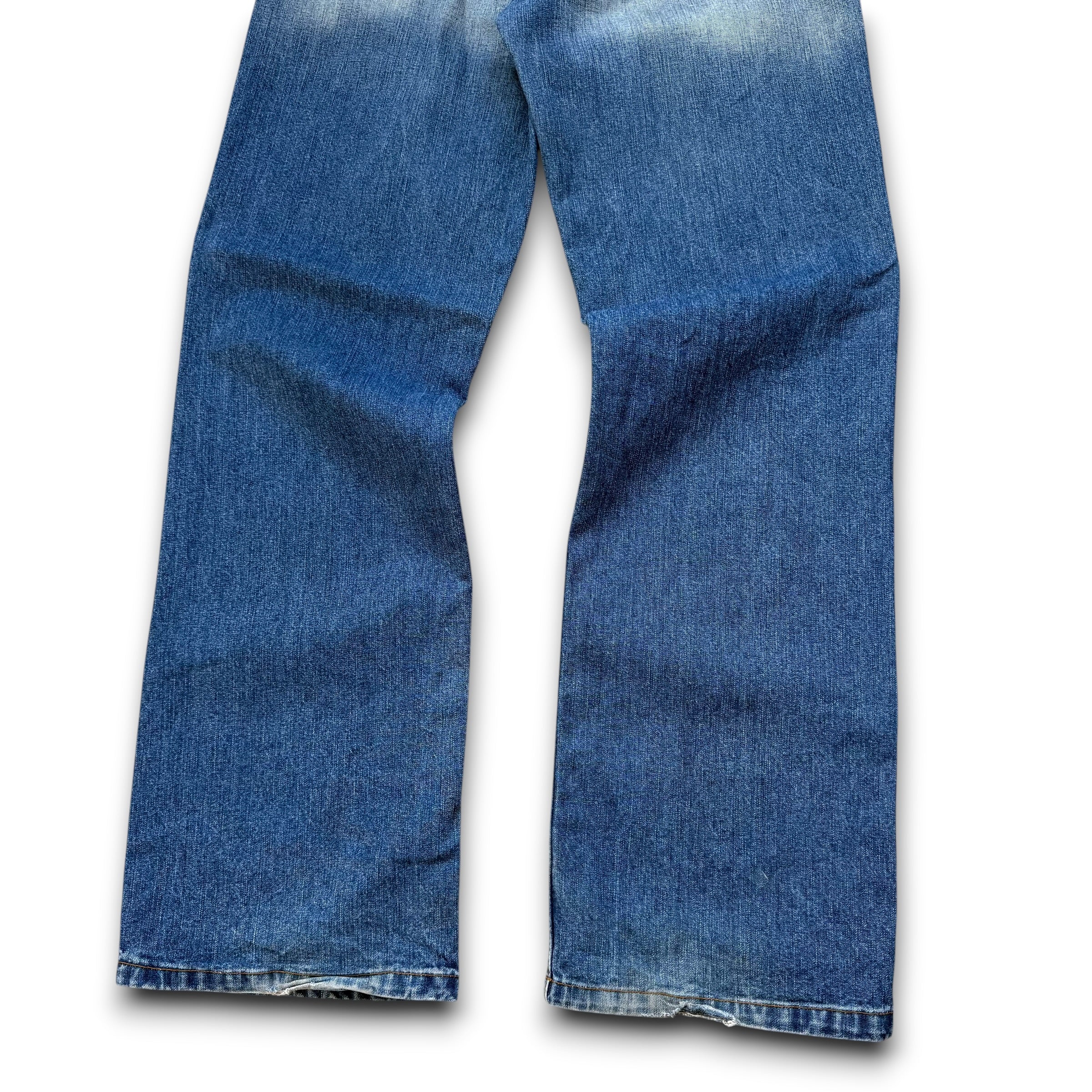 Dolce and gabanna 1990's relaxed baggy straight leg denim jeans (M)