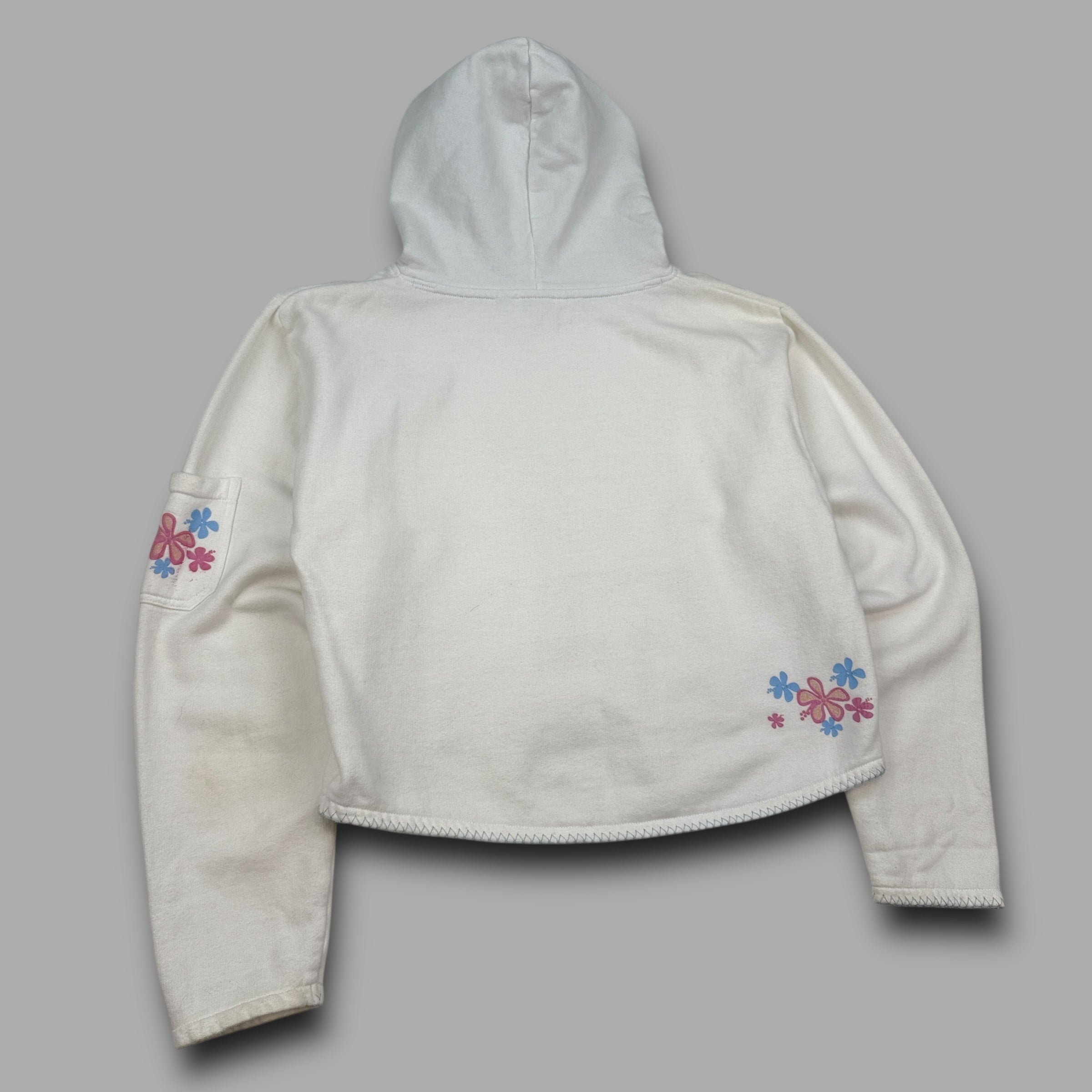 Animal 2000's cropped graphic spellout hoodie (S-L) wms