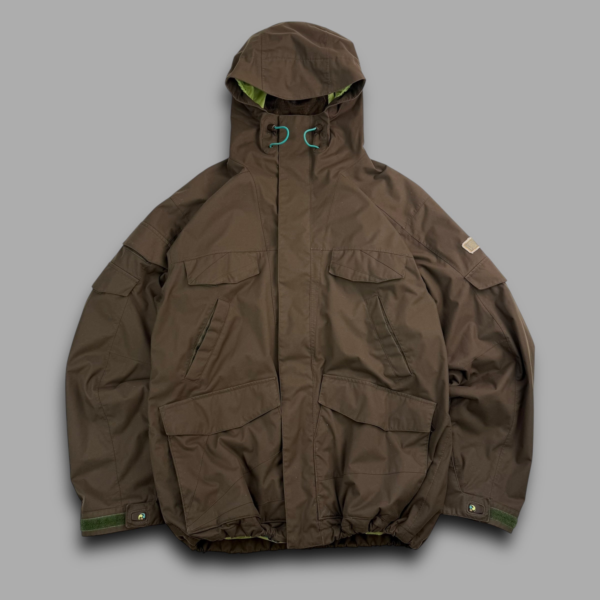 Burton ronin 2000's technical multi-pocket shell jacket (M)