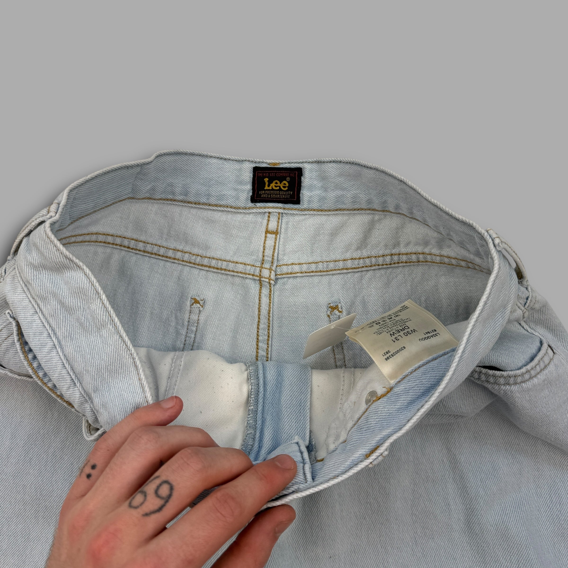 Lee 2000's baggy wide leg jeans (S-M)