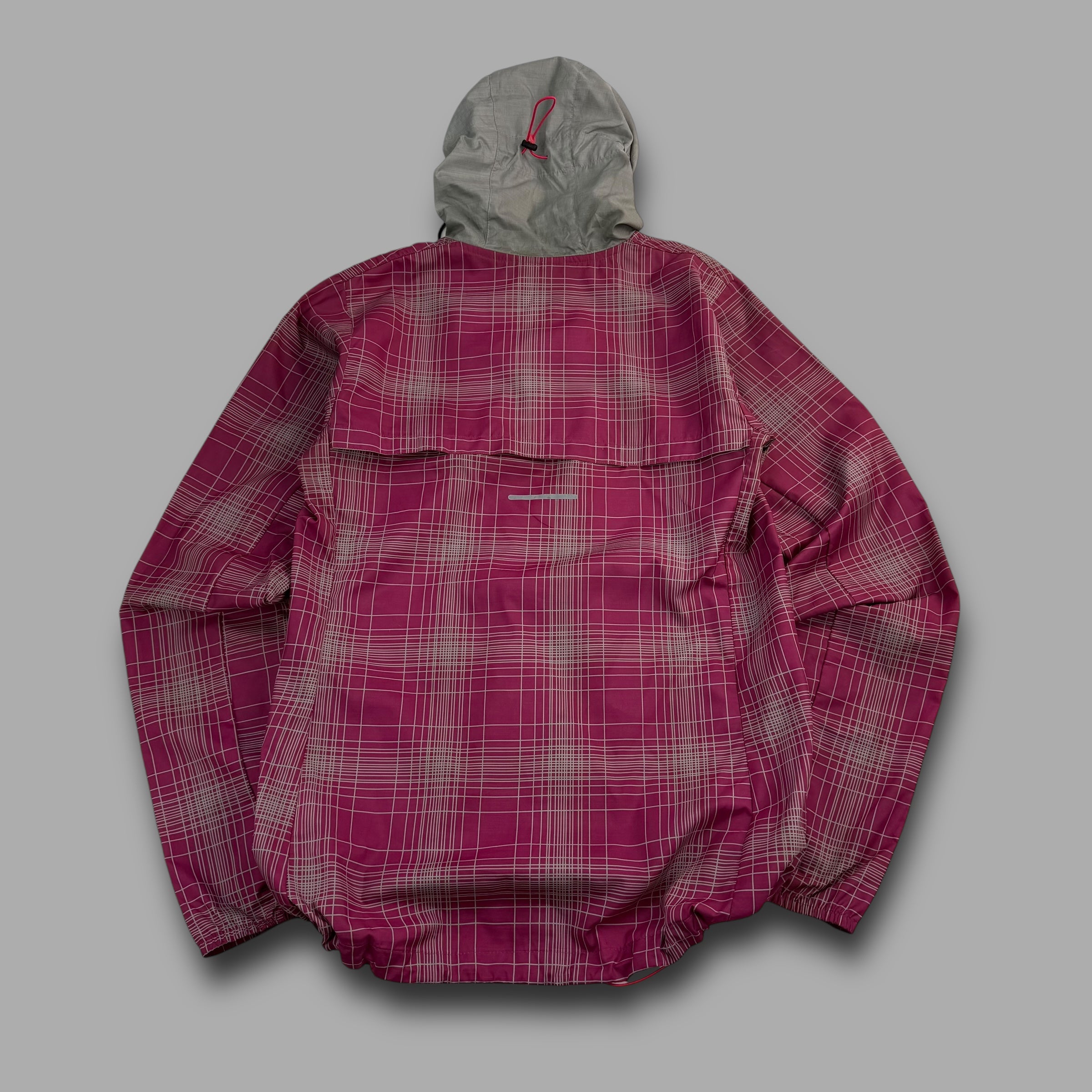 Nike 2000's lightweight plaid technical running jacket (S)