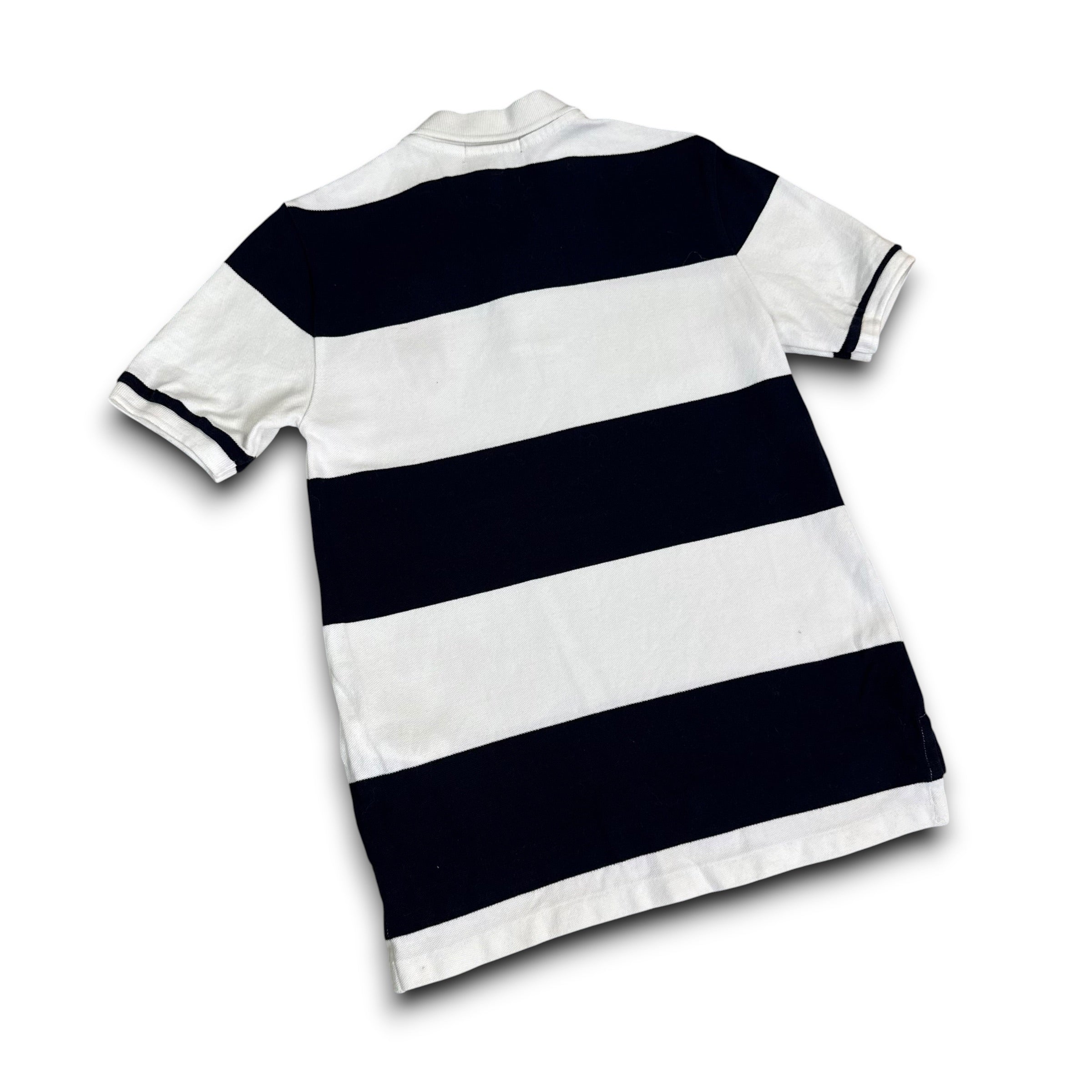Ralph Lauren 2000's horizontal striped big pony polo shirt (XS)