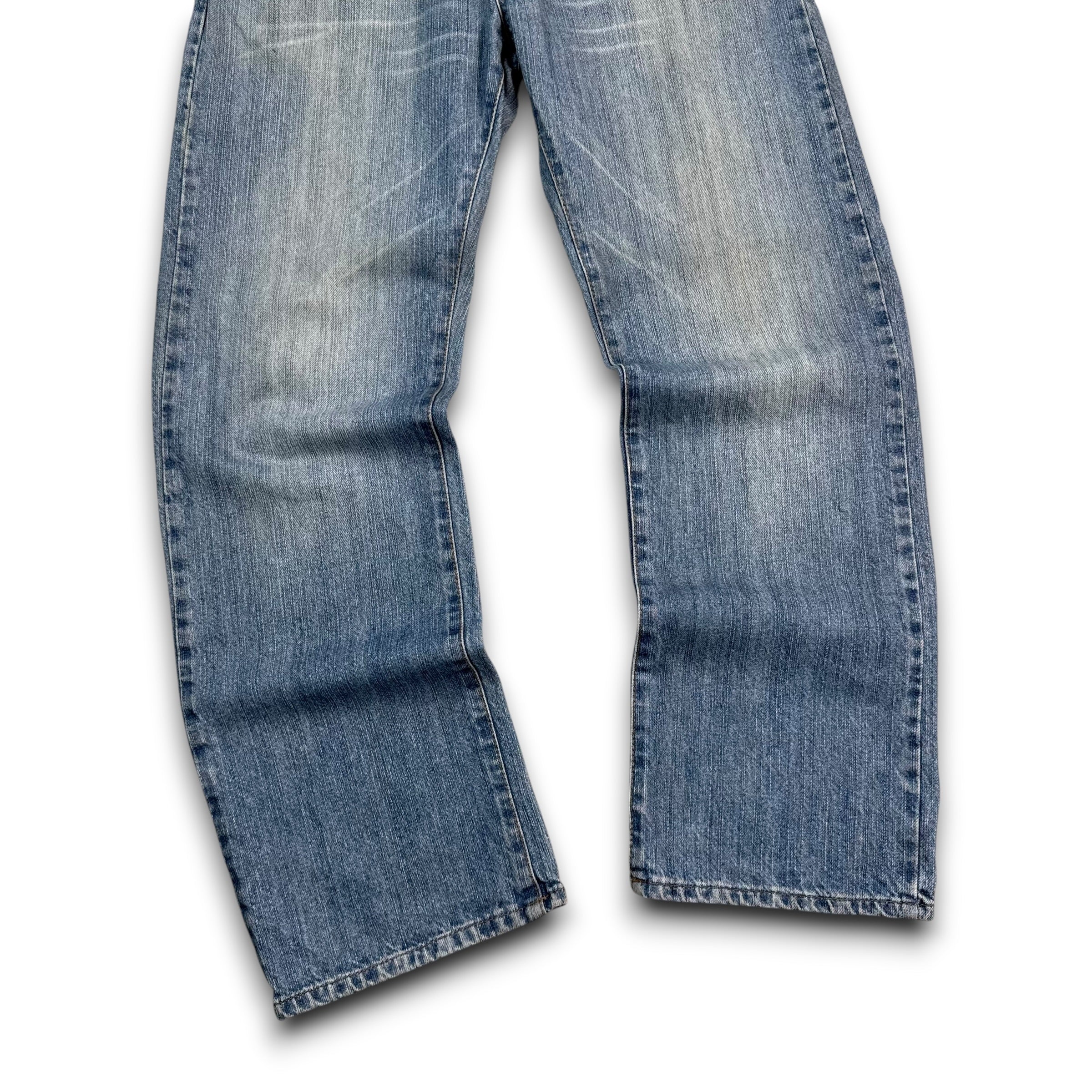 Dolce and gabbana 2000's relaxed washed denim straight leg jeans (S)