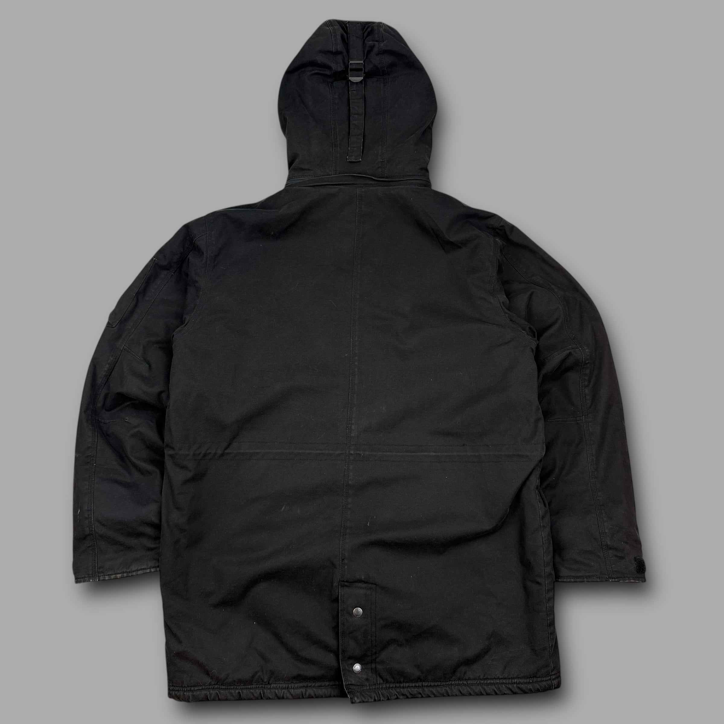 Schott NYC 2000's technical fur hood parka jacket (XL)