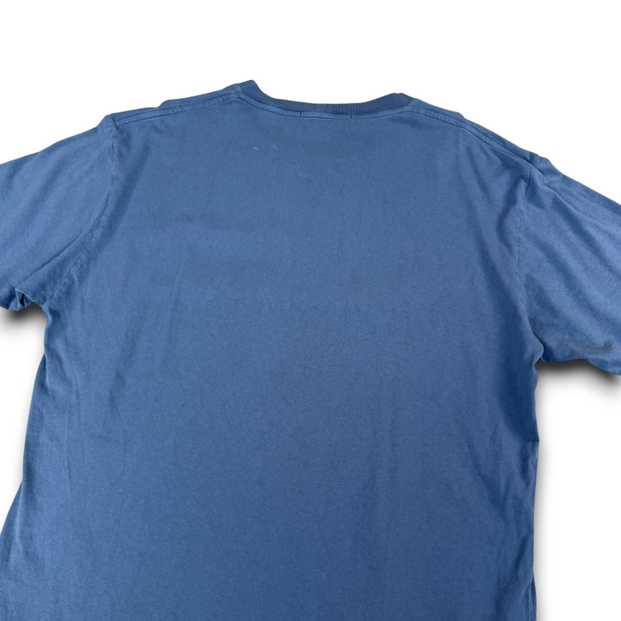 Stone island graphic embroidered spellout tee (S)
