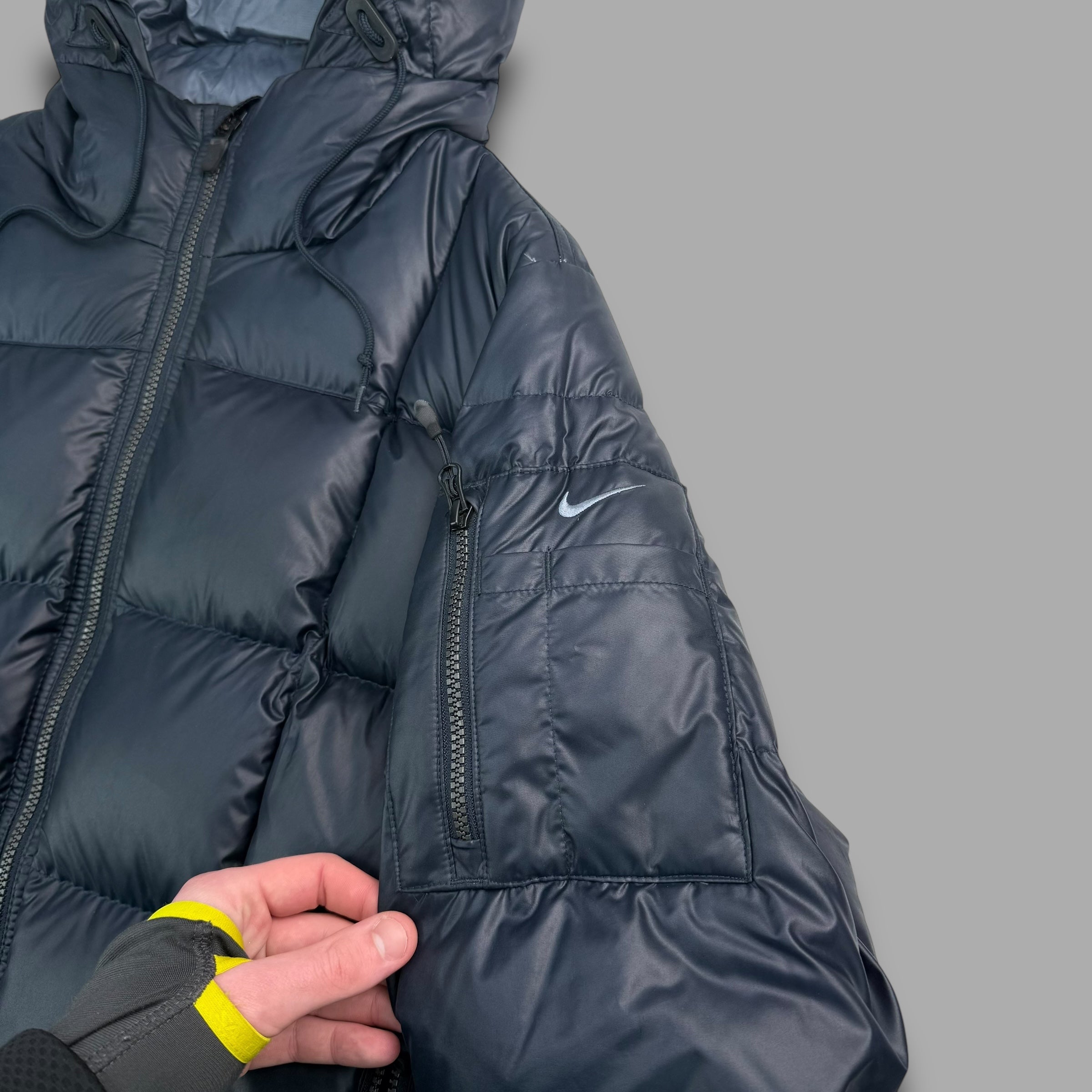 Nike 2000's square stitch 550 downfilled puffer jacket (M)