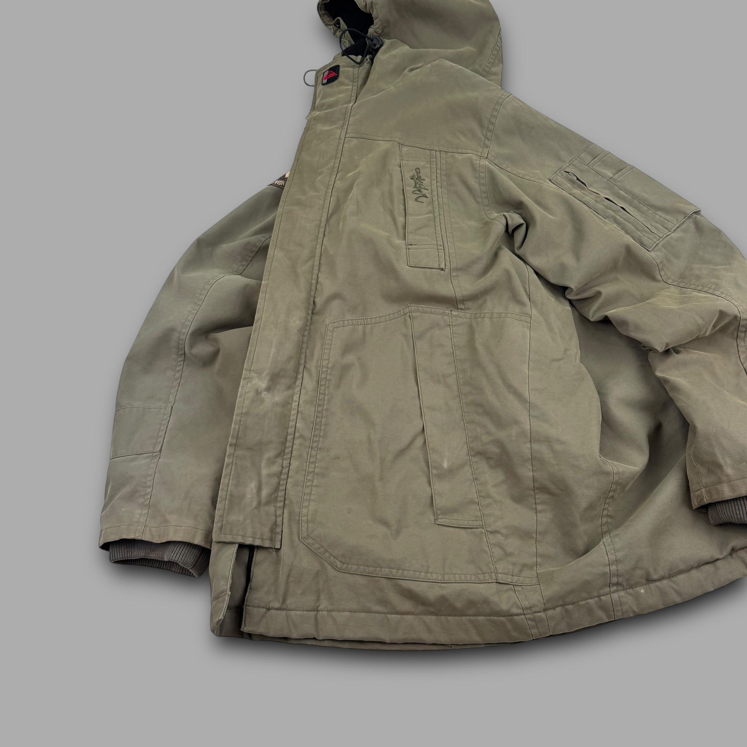 Quiksilver 2000's technical multi-pocket park jacket (S)