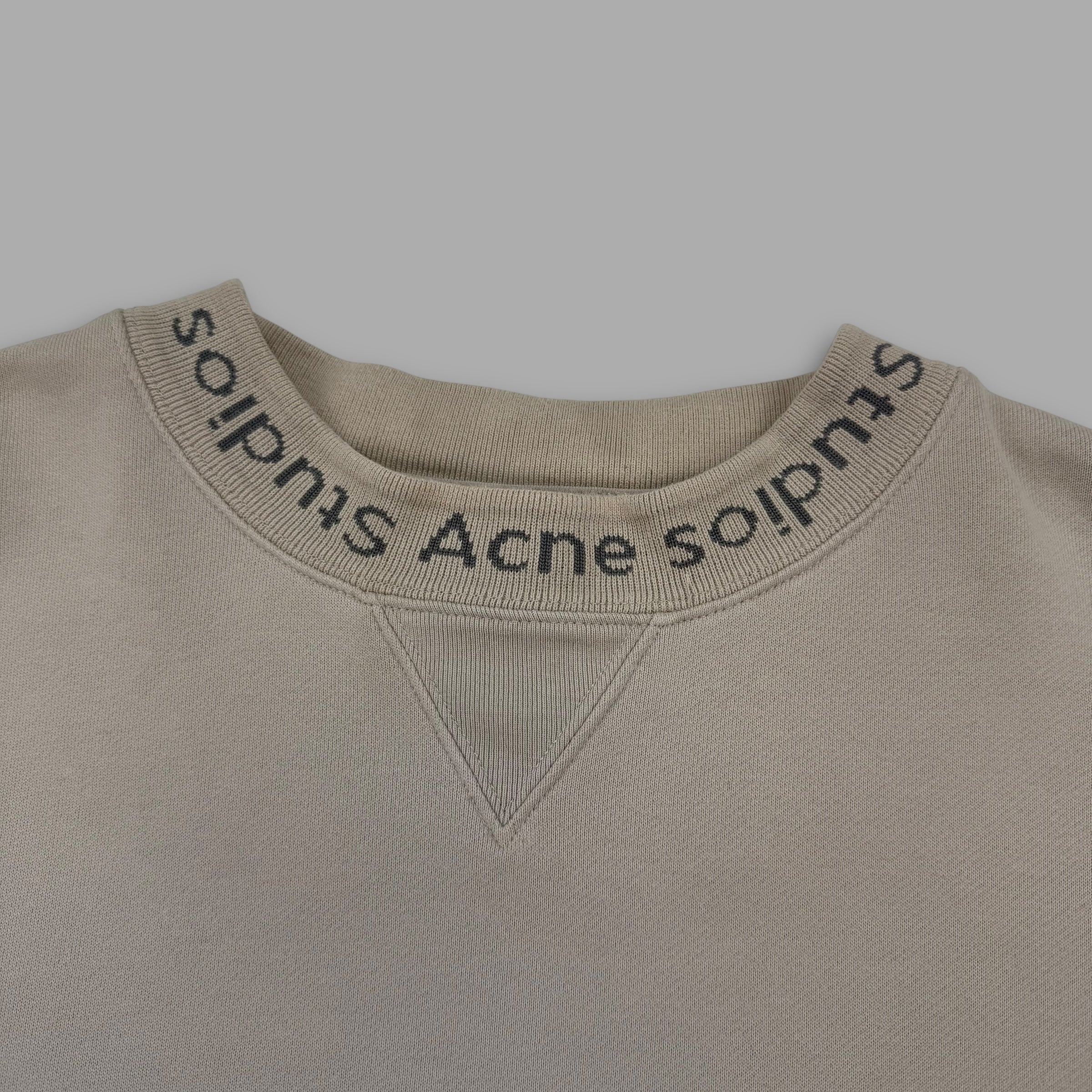 Acne studios flogho logo pullover sweatshirt (L)