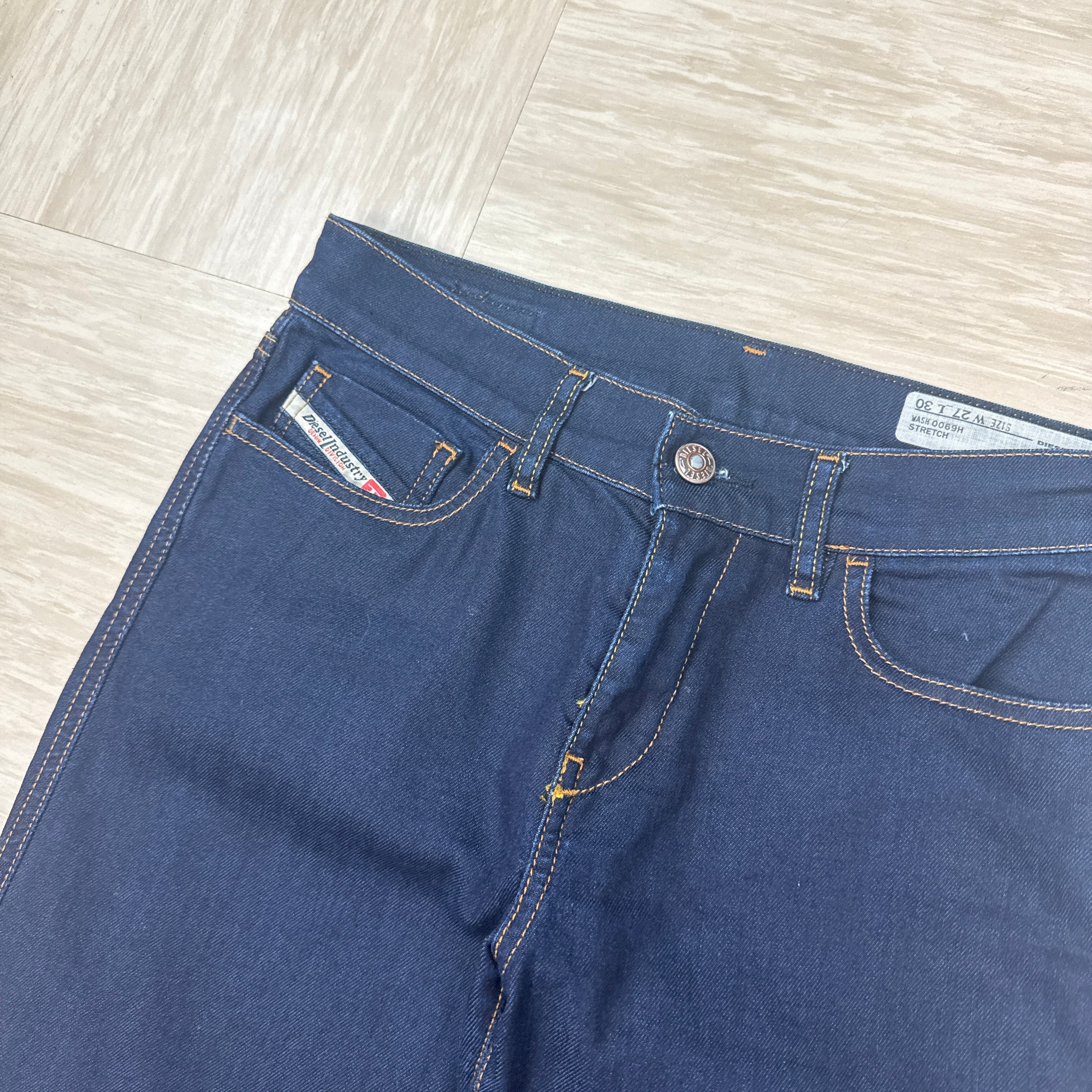Diesel 2000's dark regular slim bootcut jeans (S)