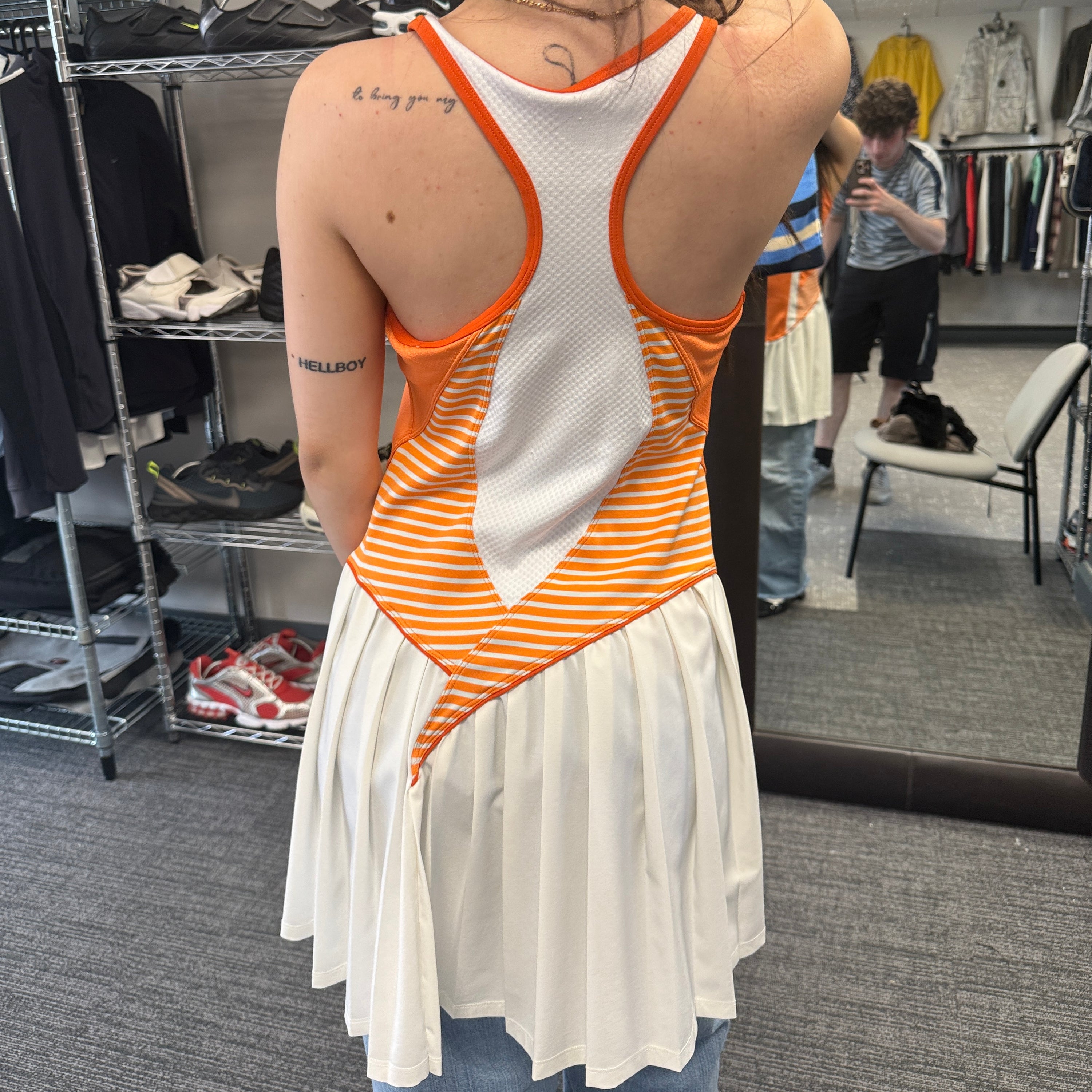 Nike 2000's dri-fit centre swoosh tennis dress (S)