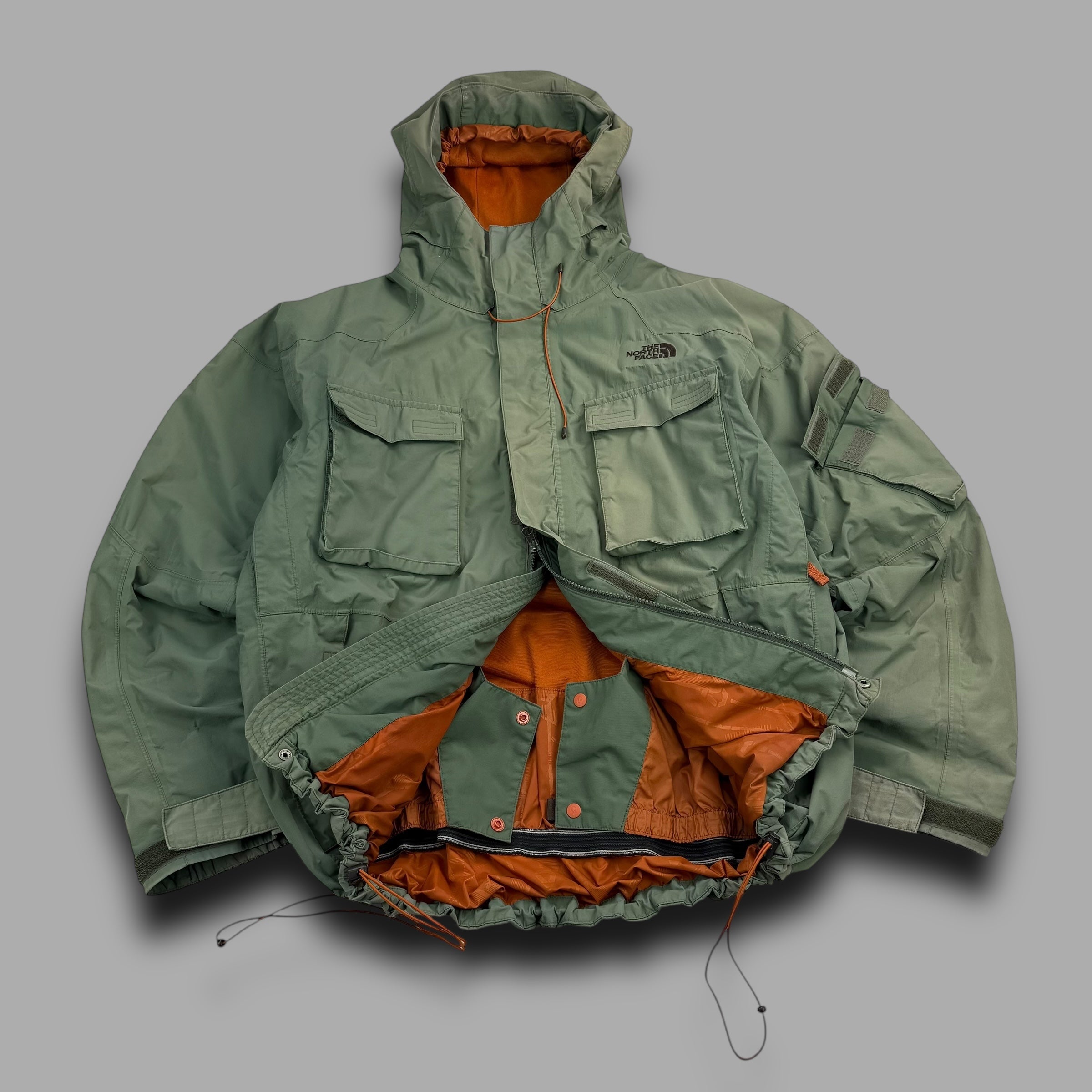 The north face 2007 technical panelled multi-pocket ski jacket (L)