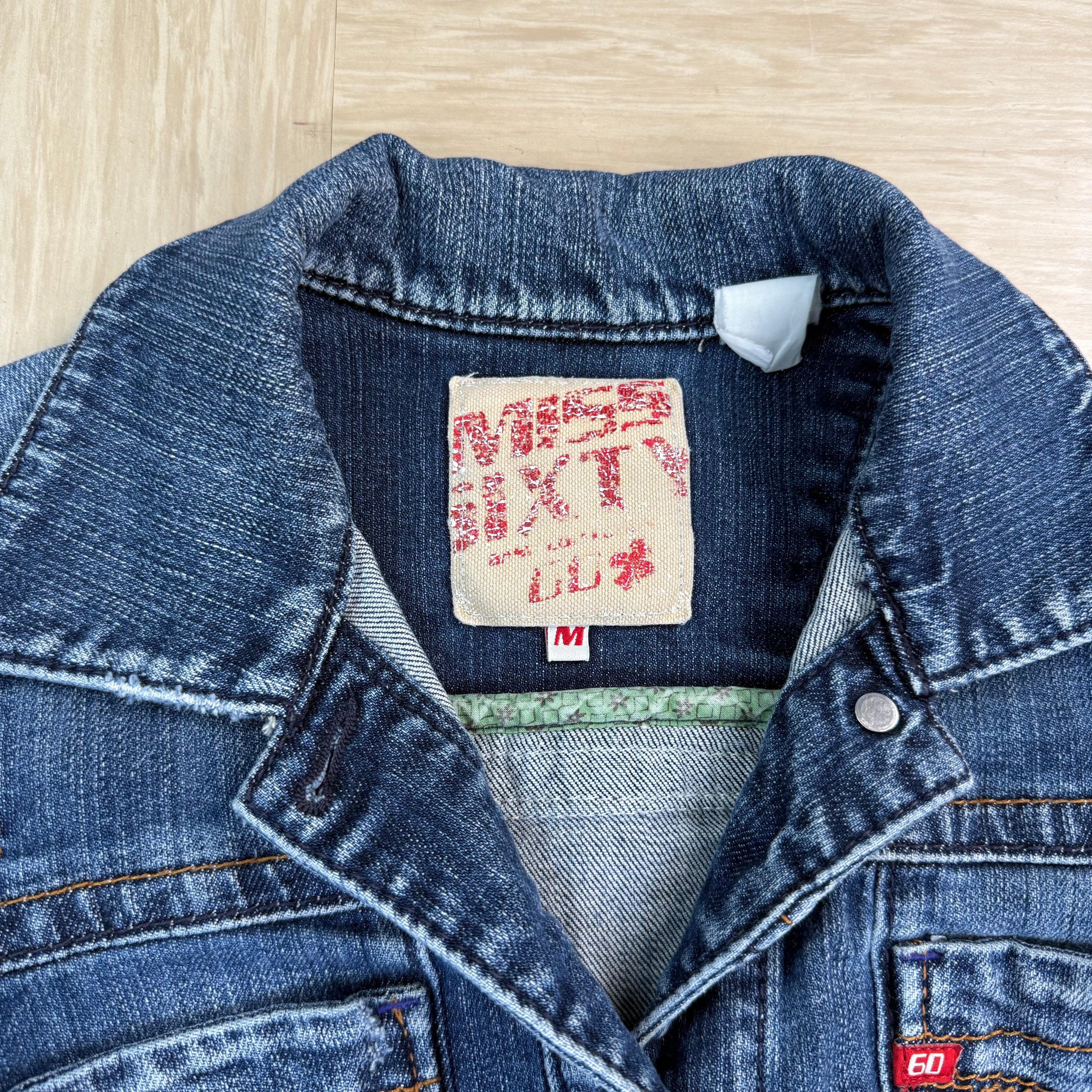 Miss sixty 2000's cropped denim jacket (XS) wms