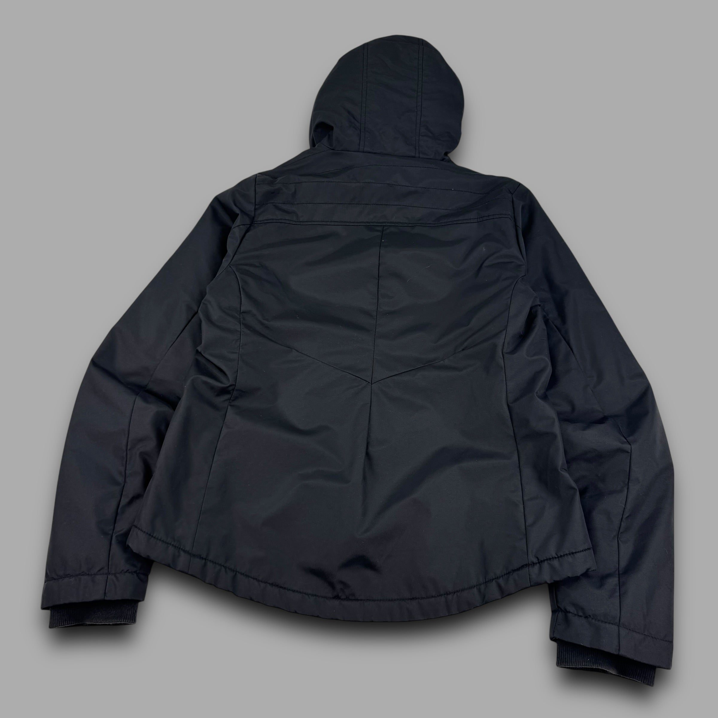 Bench 2000's technical zip up softshell jacket with fur hood (L) wms