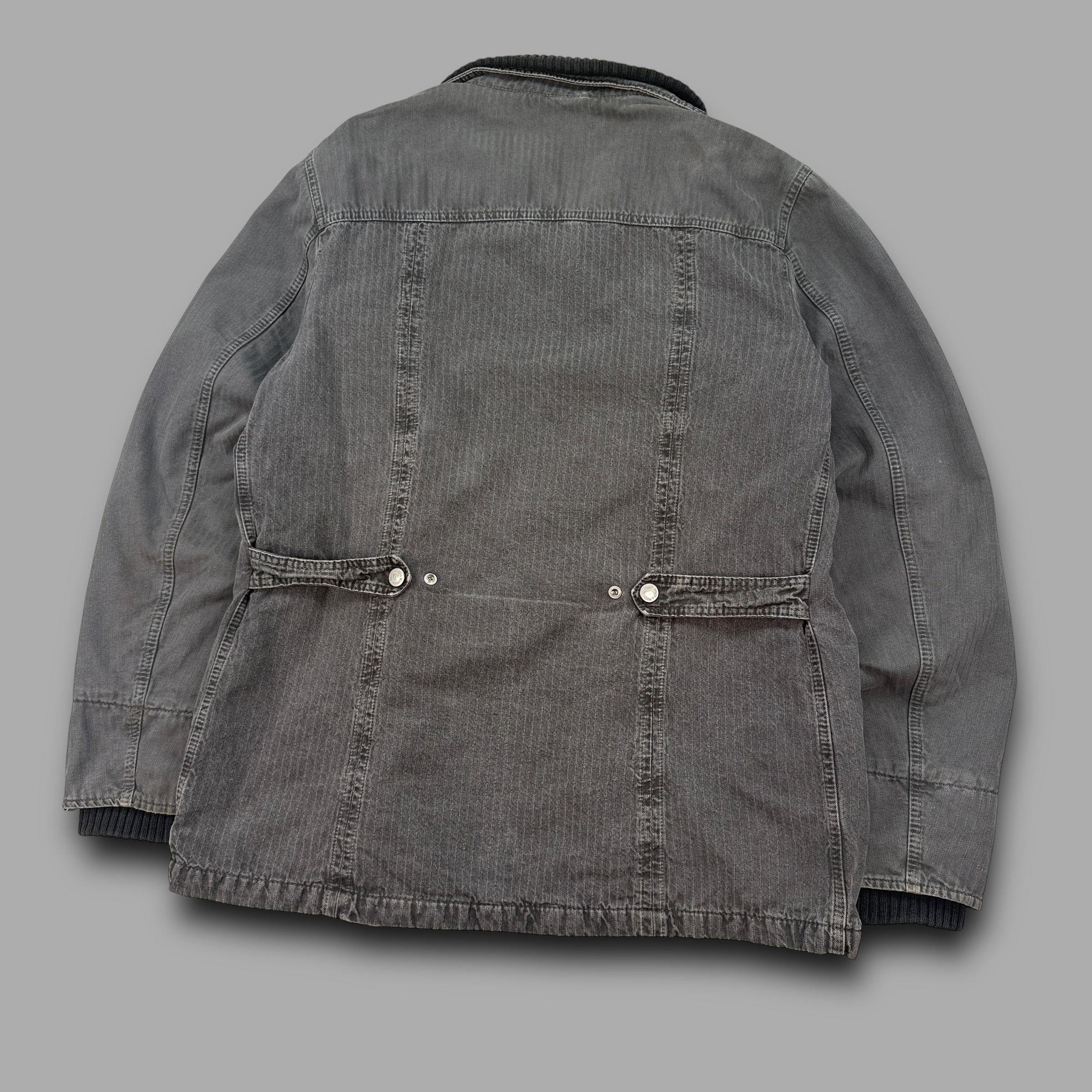 Dolce & Gabbana 2000's multi-pocket dual closure jacket (L)