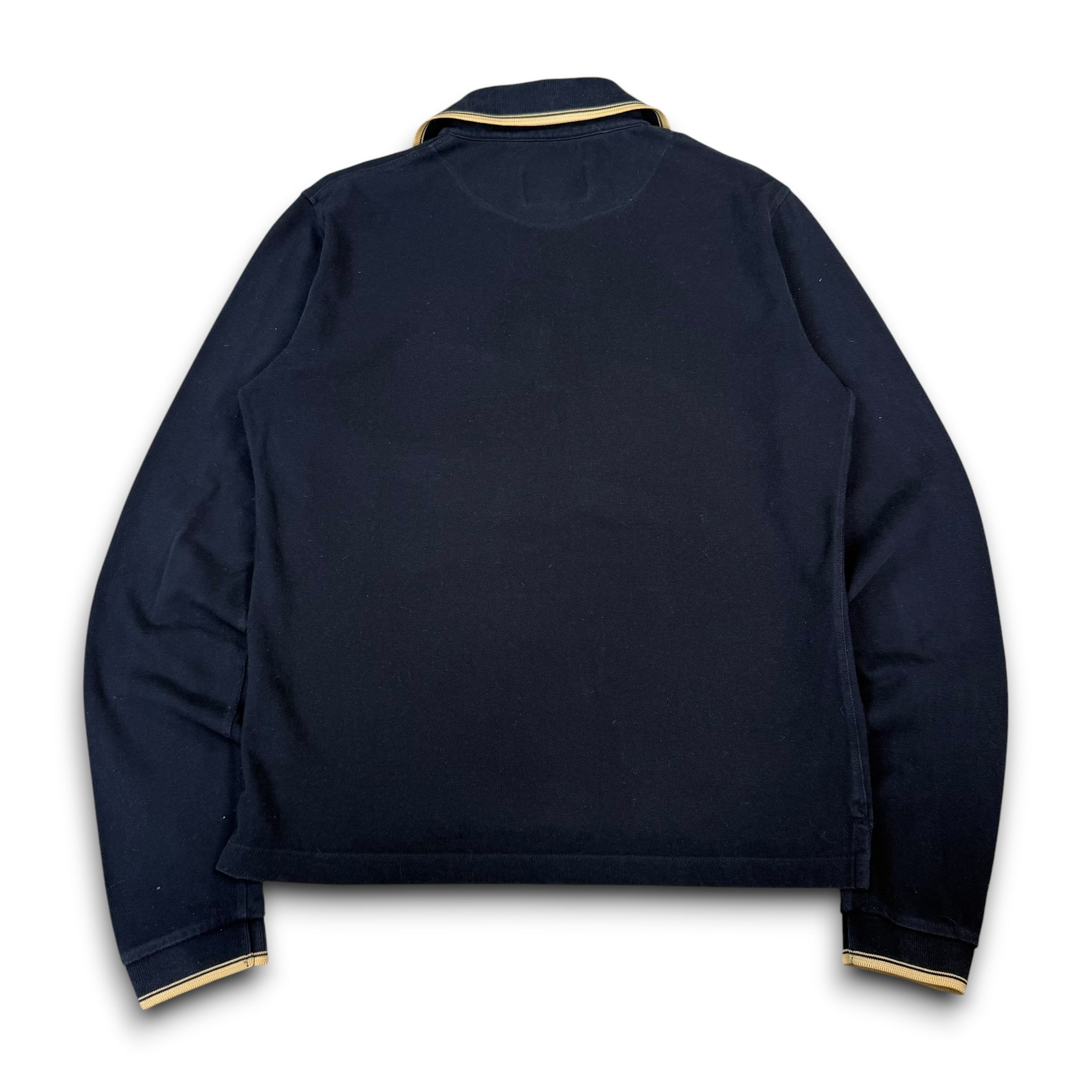 Vivienne Westwood 2000's big collar cropped long sleeve polo shirt (M)