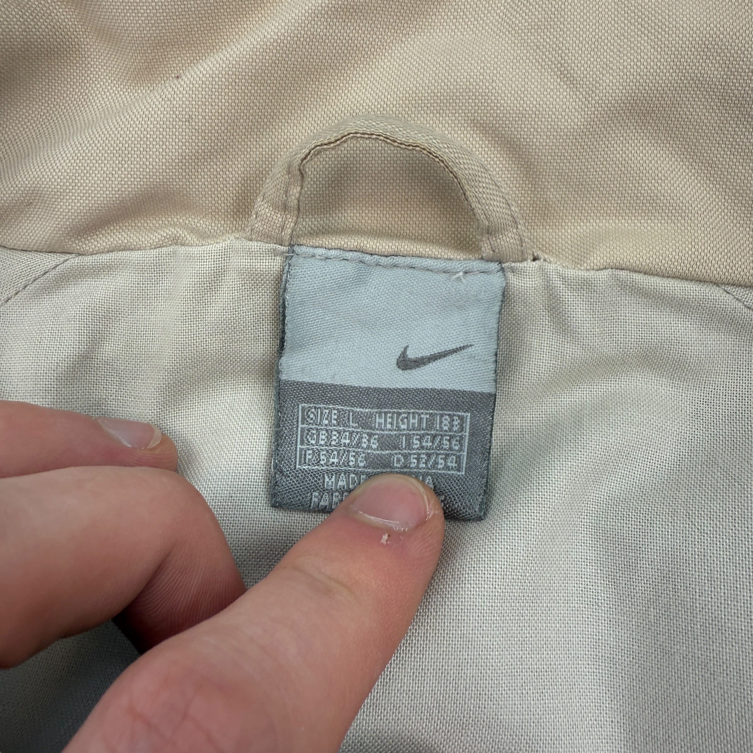 Nike 2000's special edition technical full zip coach jacket (L)