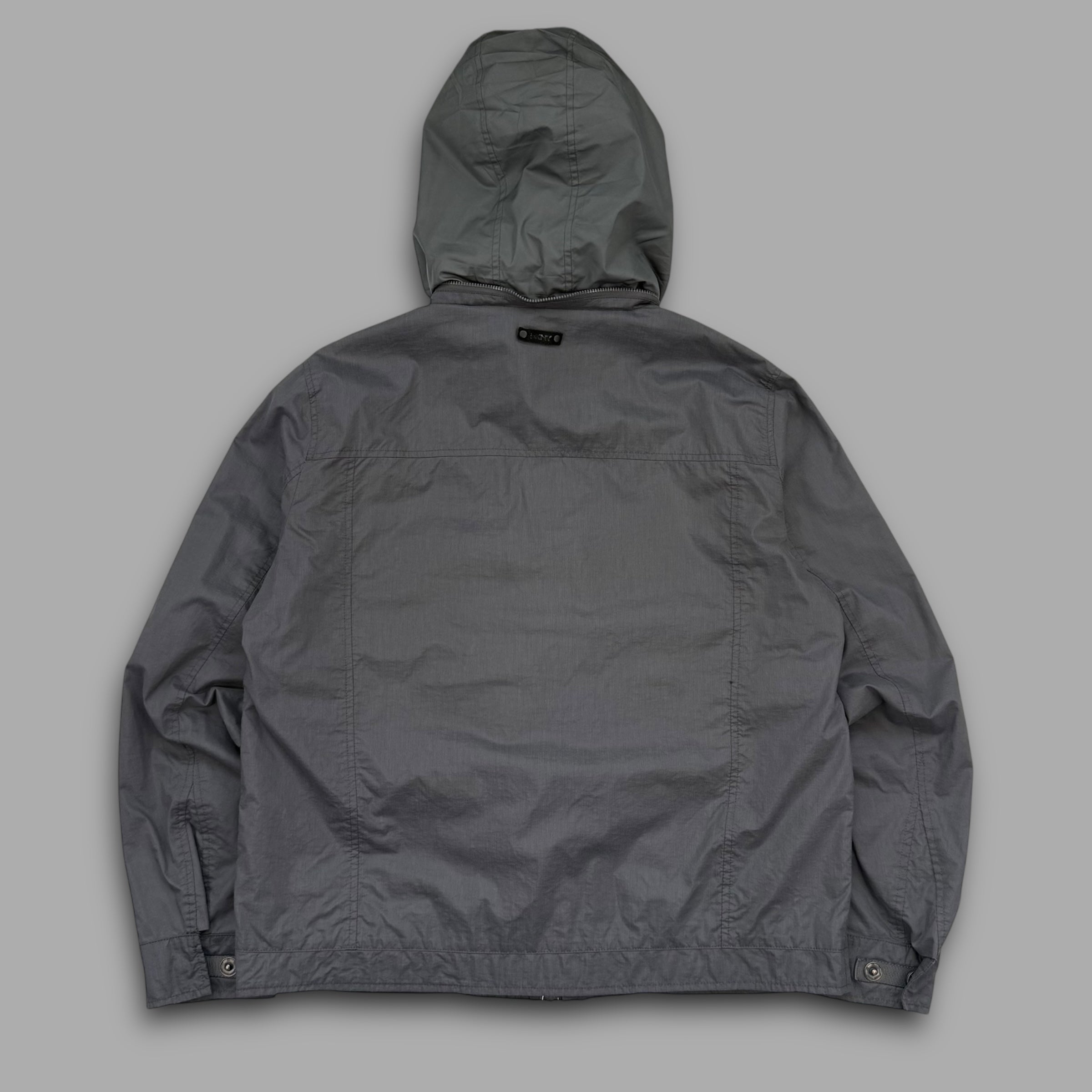 DKNY 2000's technical packable hood jacket (L-XL)