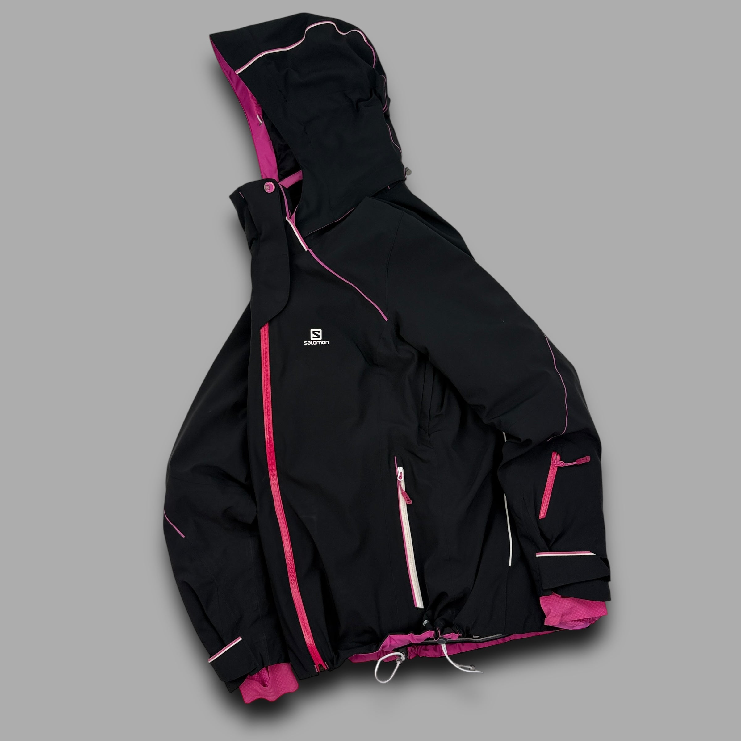 Salomon 2017 technical advanced skin softshell ski jacket (L) wms