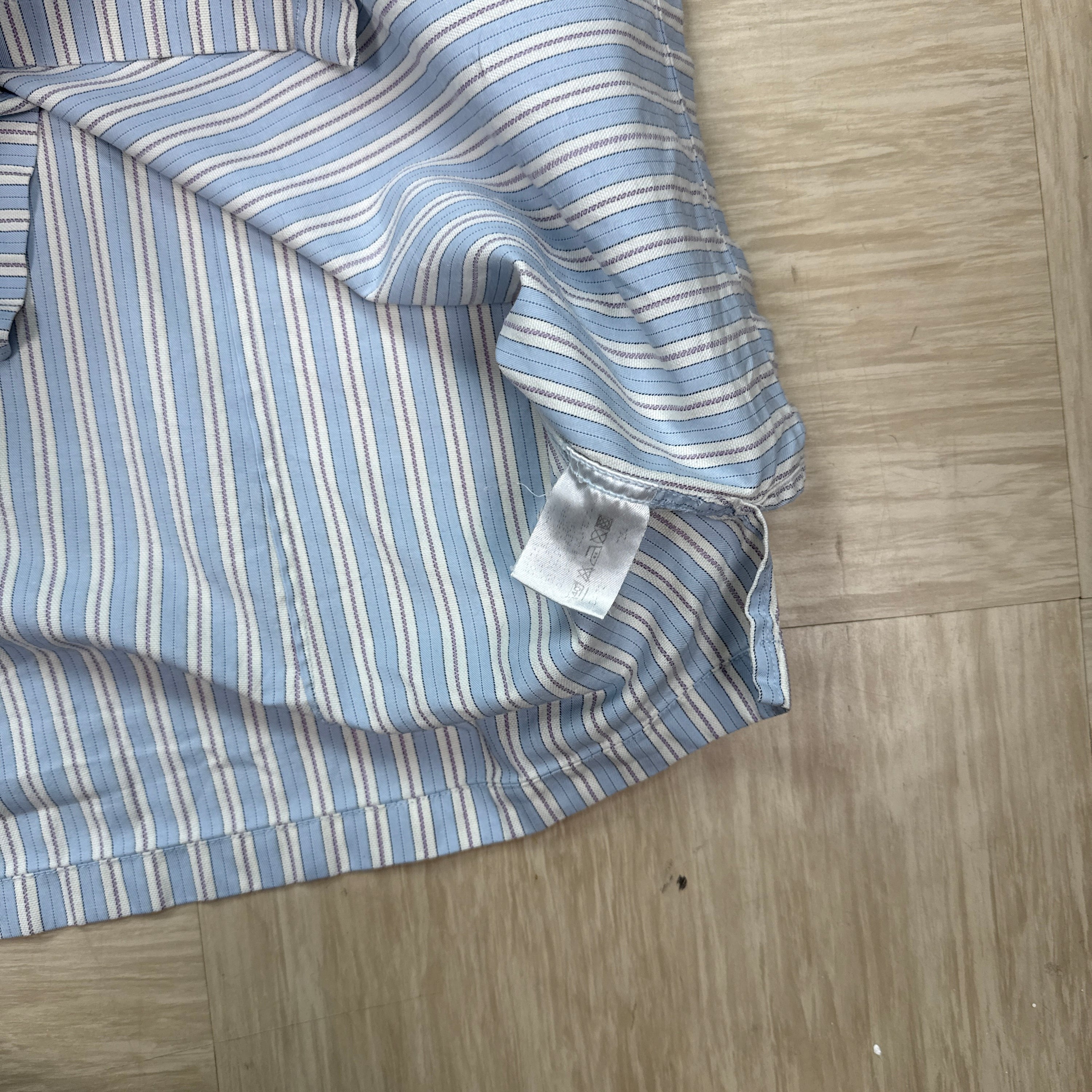 Peter werth button up striped shirt (S)
