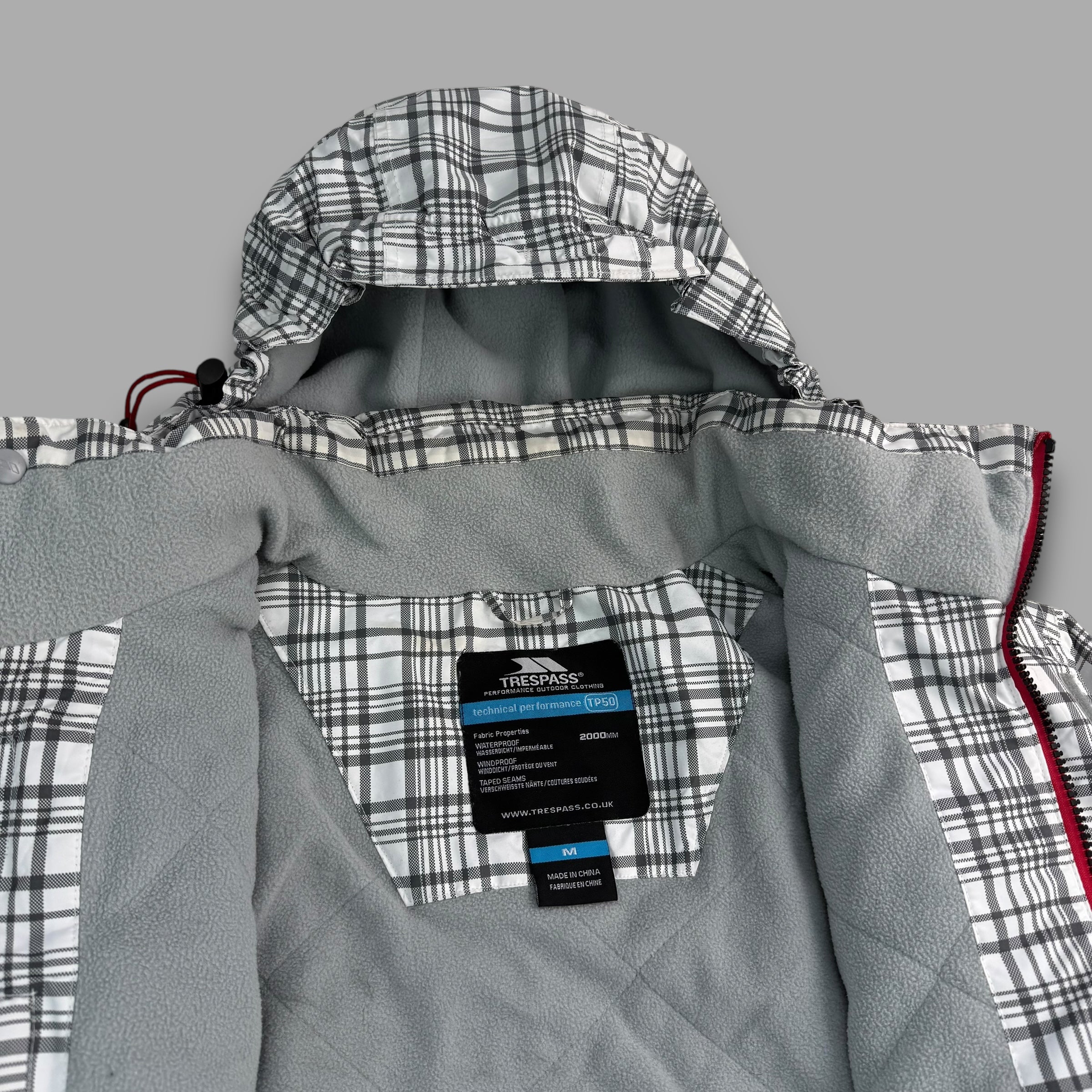 Trespass 2000's technical plaid ski jacket (M-L)