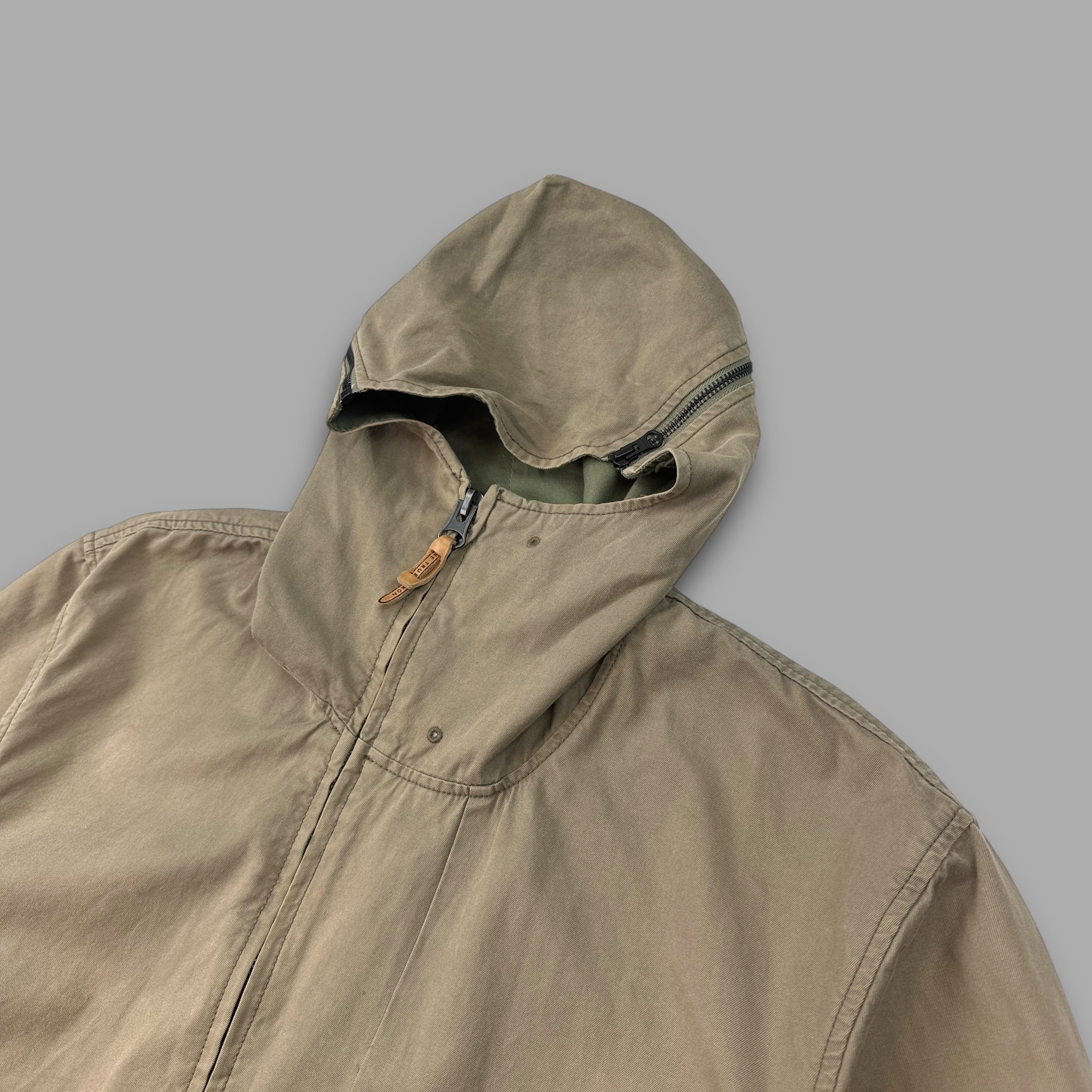 One true Saxon 2000's technical asymmetrical zip multi-pocket jacket (XL)