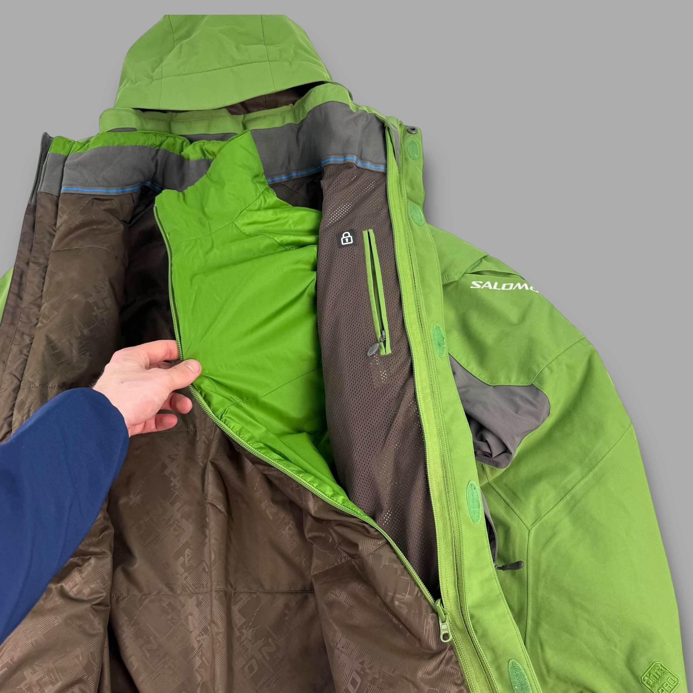 Salomon 2008 technical 2in1 clima-pro ski jacket (M)